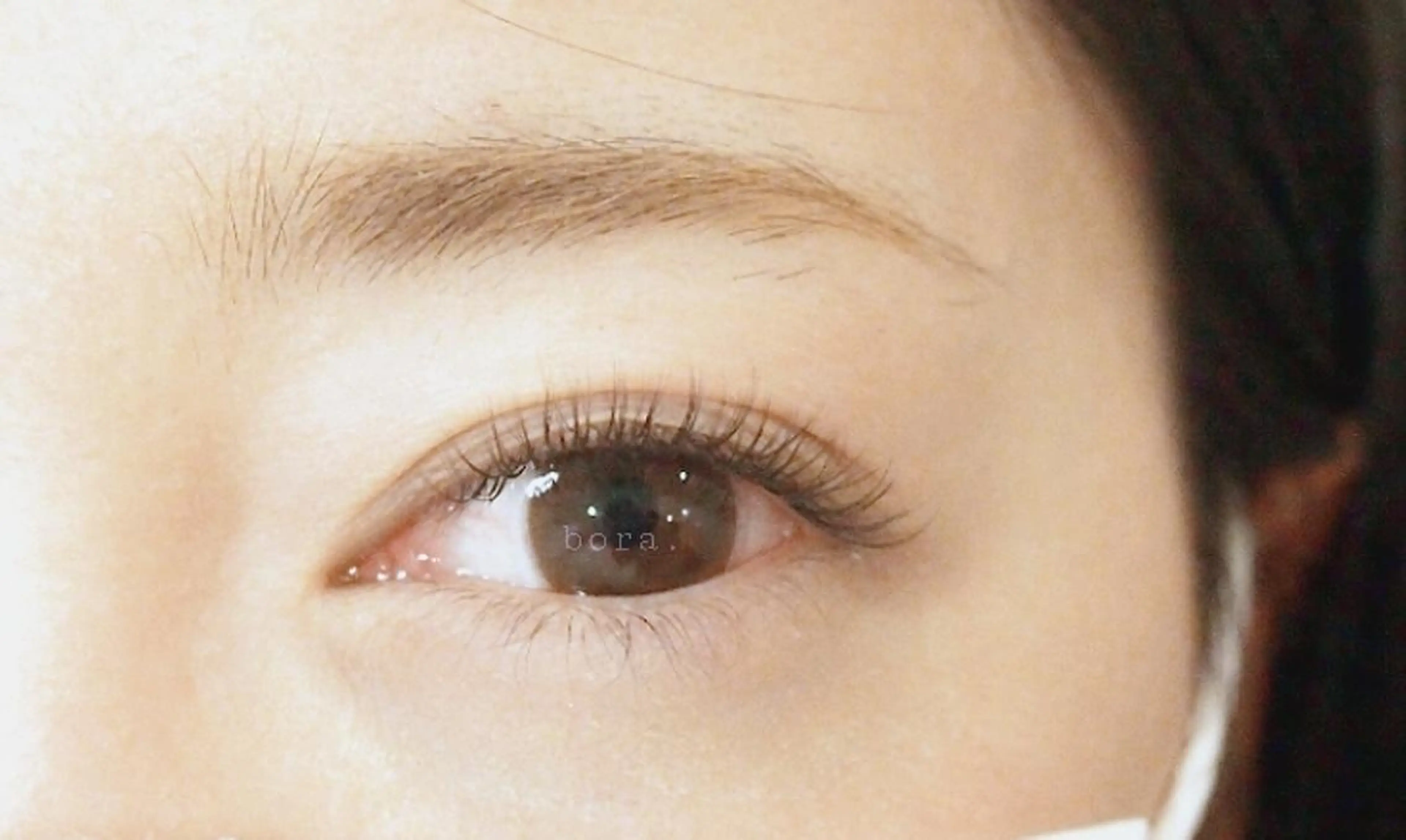 マツエク・マツパ ナチュラル 💜bora .のネイルデザイン