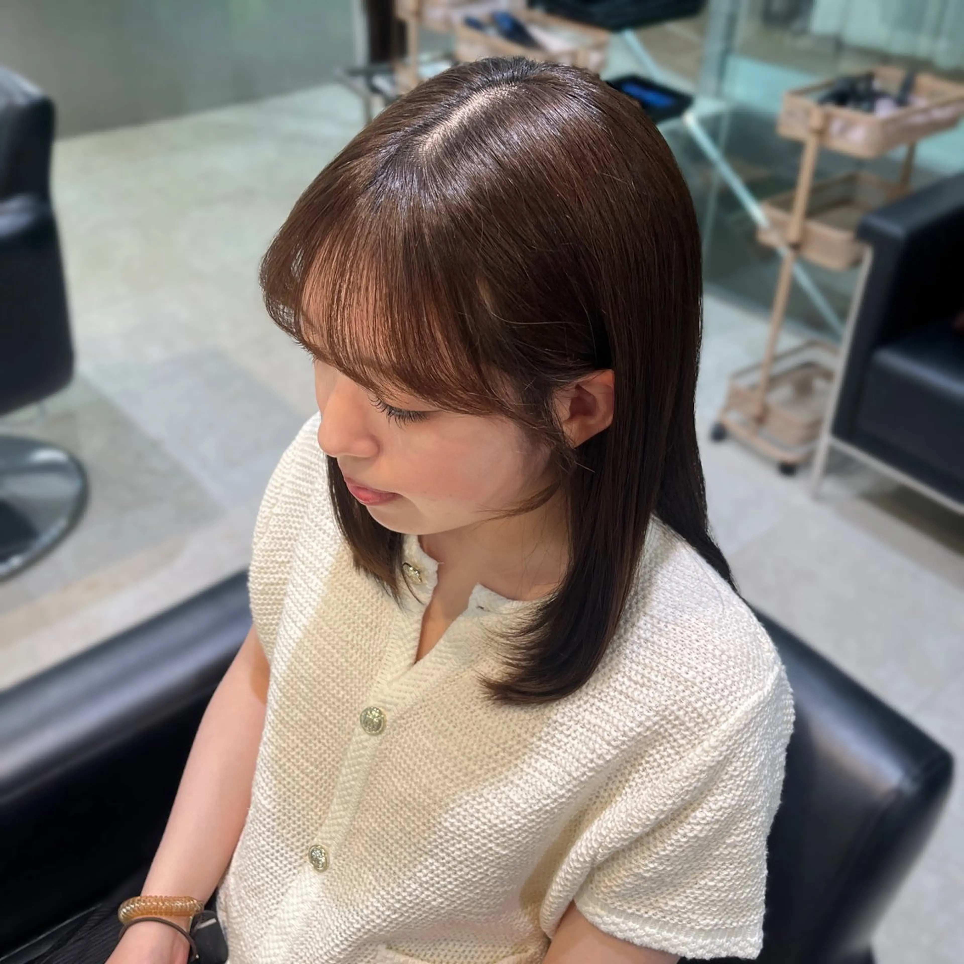 ミディアム トリートメント トリートメント Nagi /ヘアメ /艶カラー/メンズのヘアスタイル