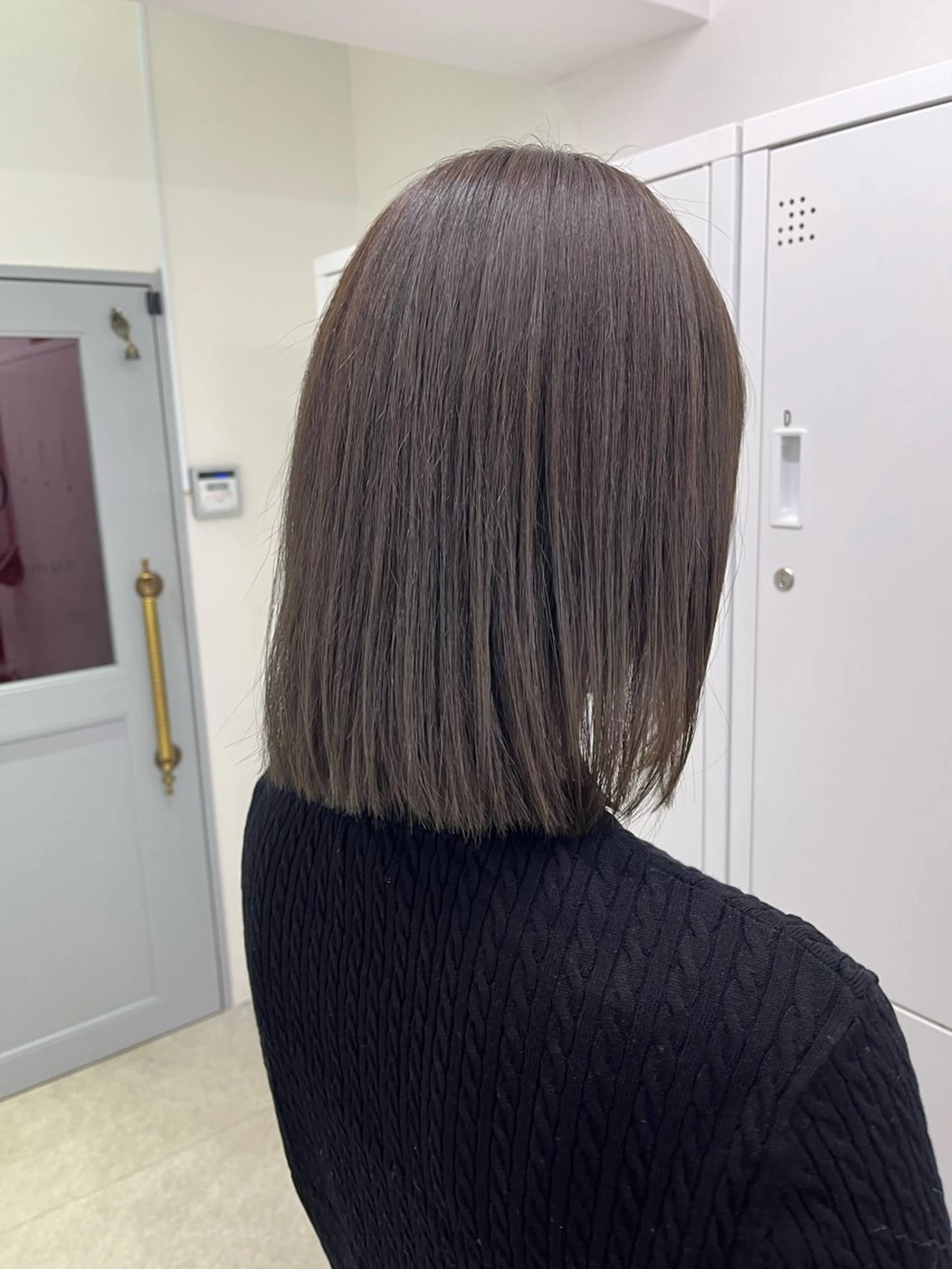 ミディアム カラー ベージュカラー オリーブベージュ ヘアカラー トリートメント 🫧ぷる艶カラー🫧 Yuubi🦩のヘアスタイル