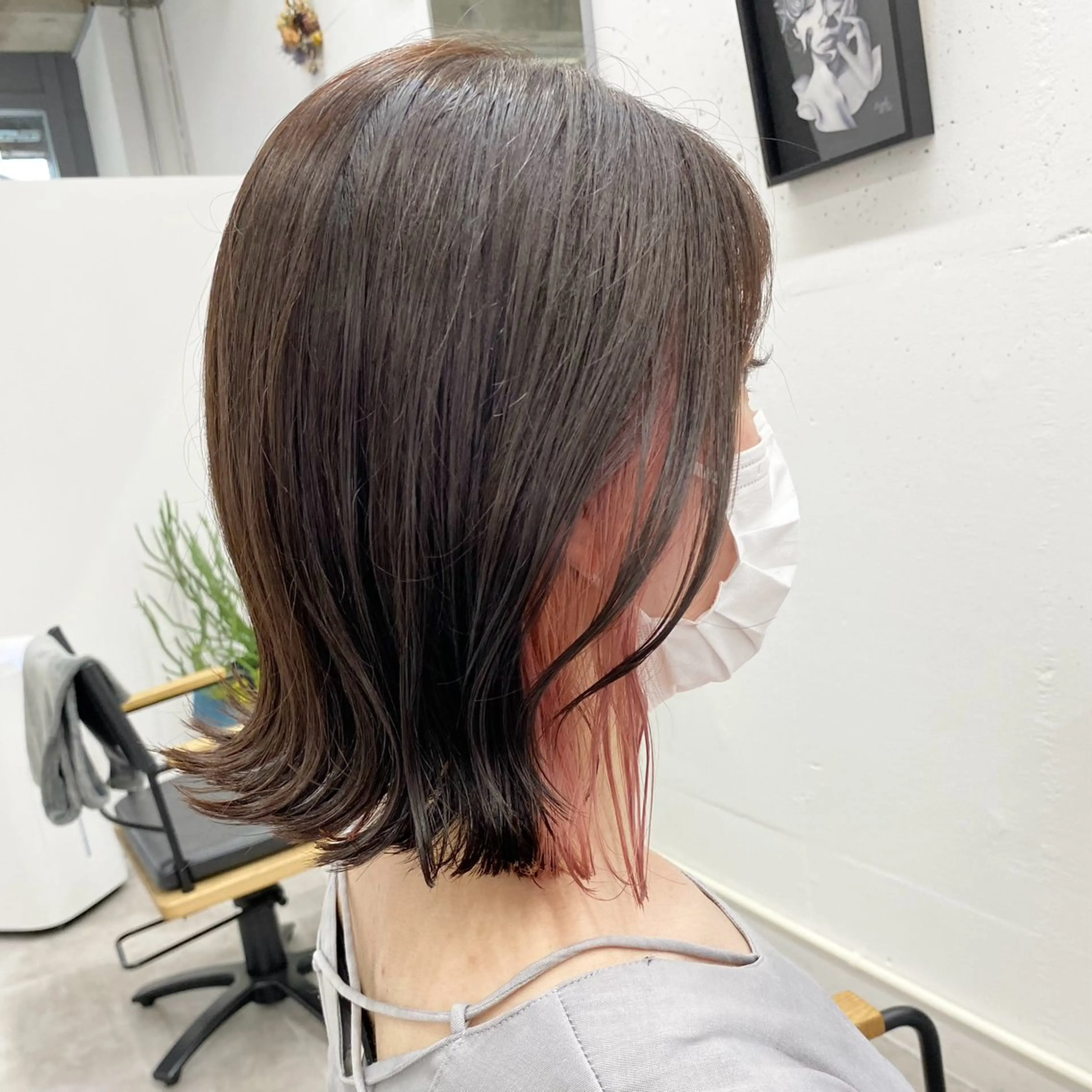 ミディアム カラー 小西 雅大のヘアスタイル