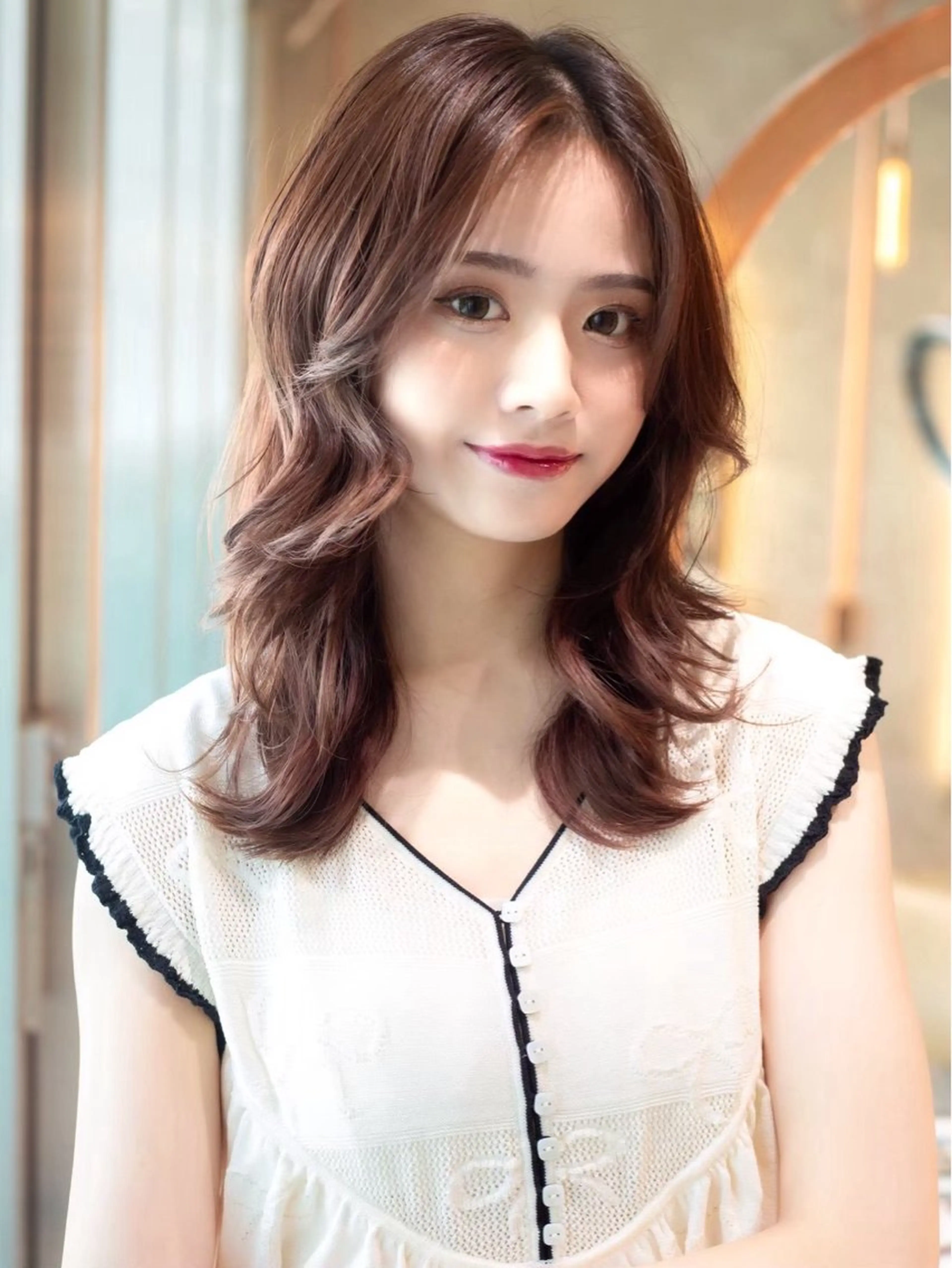 ロング カラー ヘアカラー トリートメント 渡部 倖賀のヘアスタイル