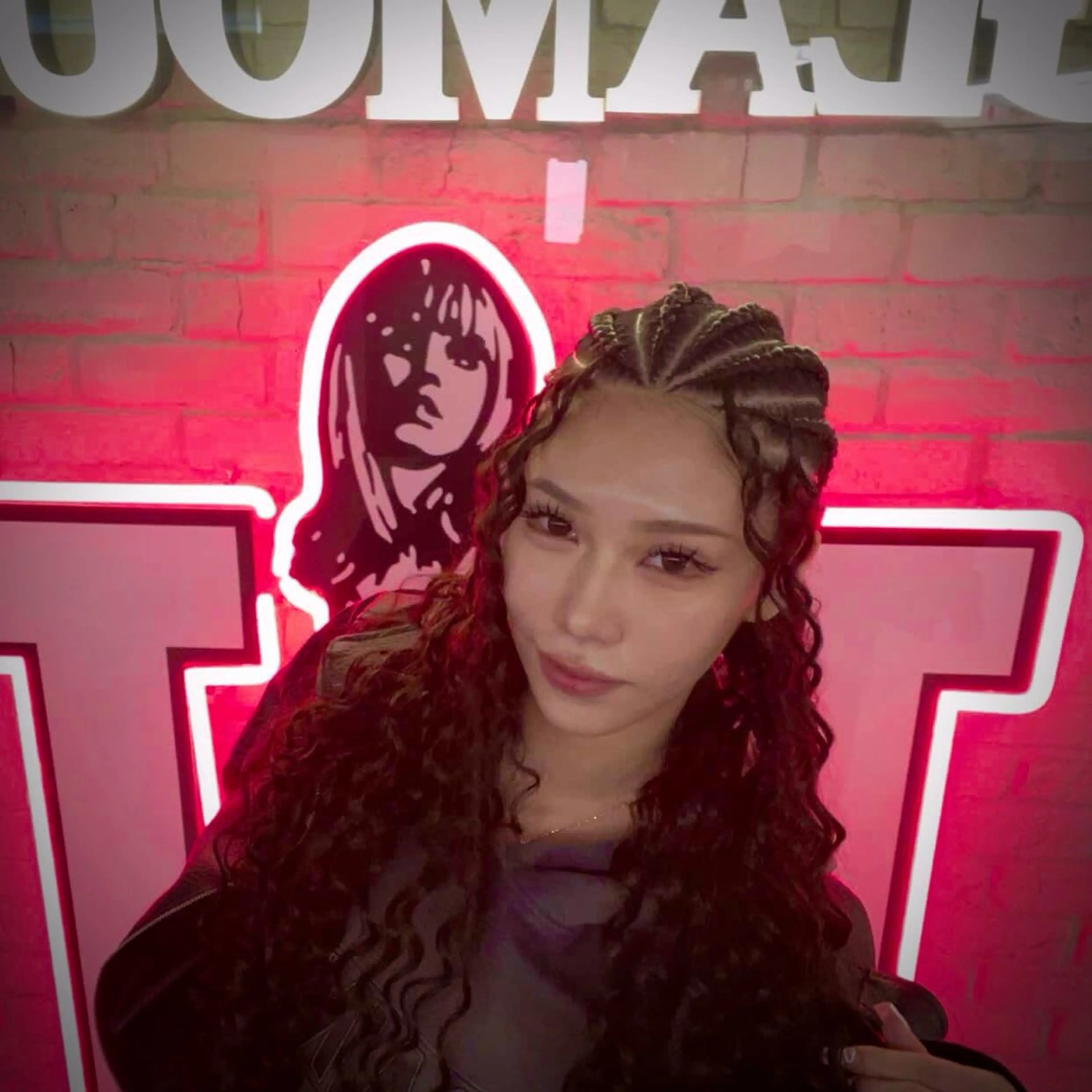 セミロング カラー パーマ ヘアアレンジ jp doggのヘアスタイル