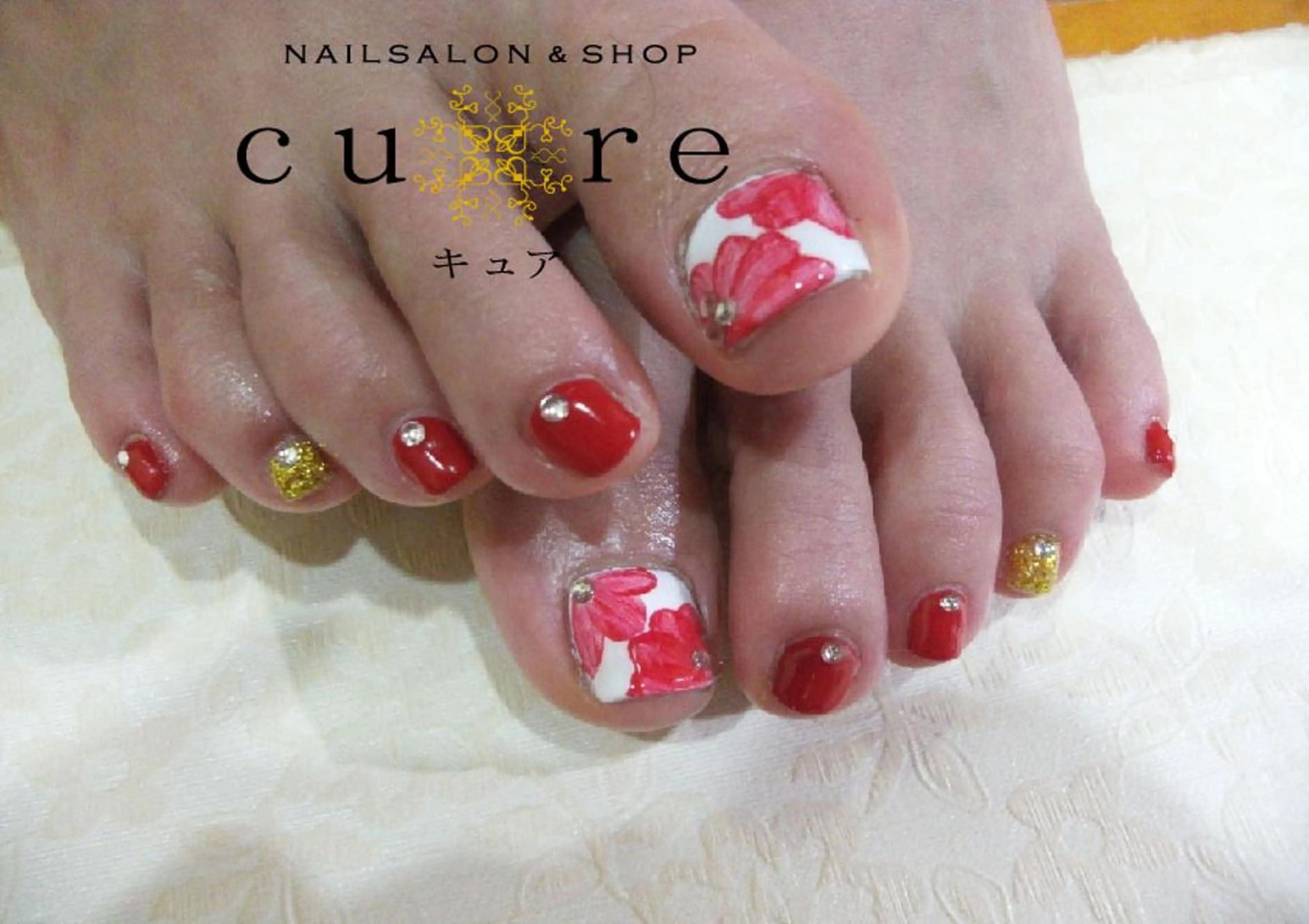 ネイル フットネイル ジェルネイル ネイルサロン Cureのネイルデザイン