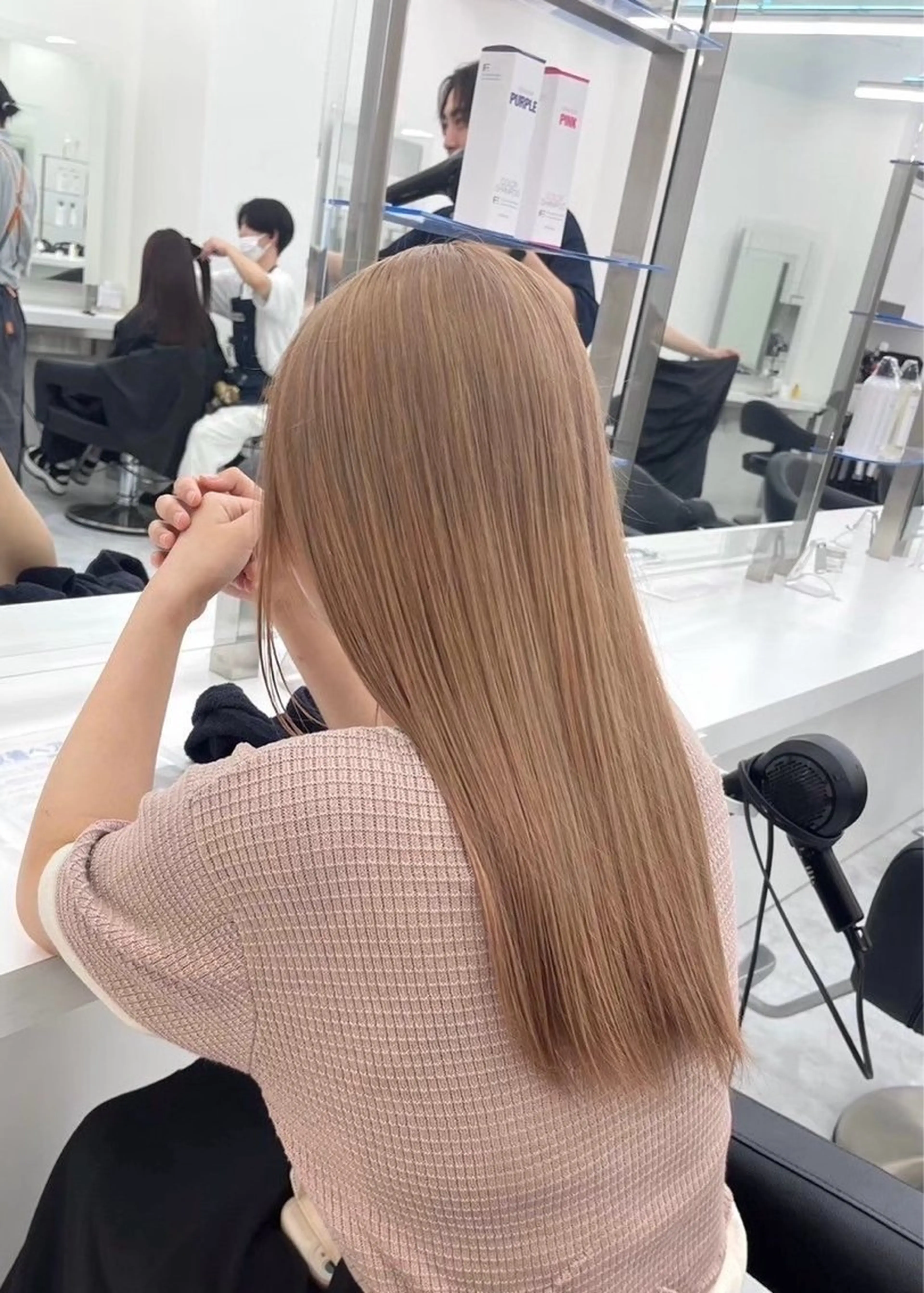 カラー ダブルカラー特化✨ /透明感カラーゆりあのヘアスタイル