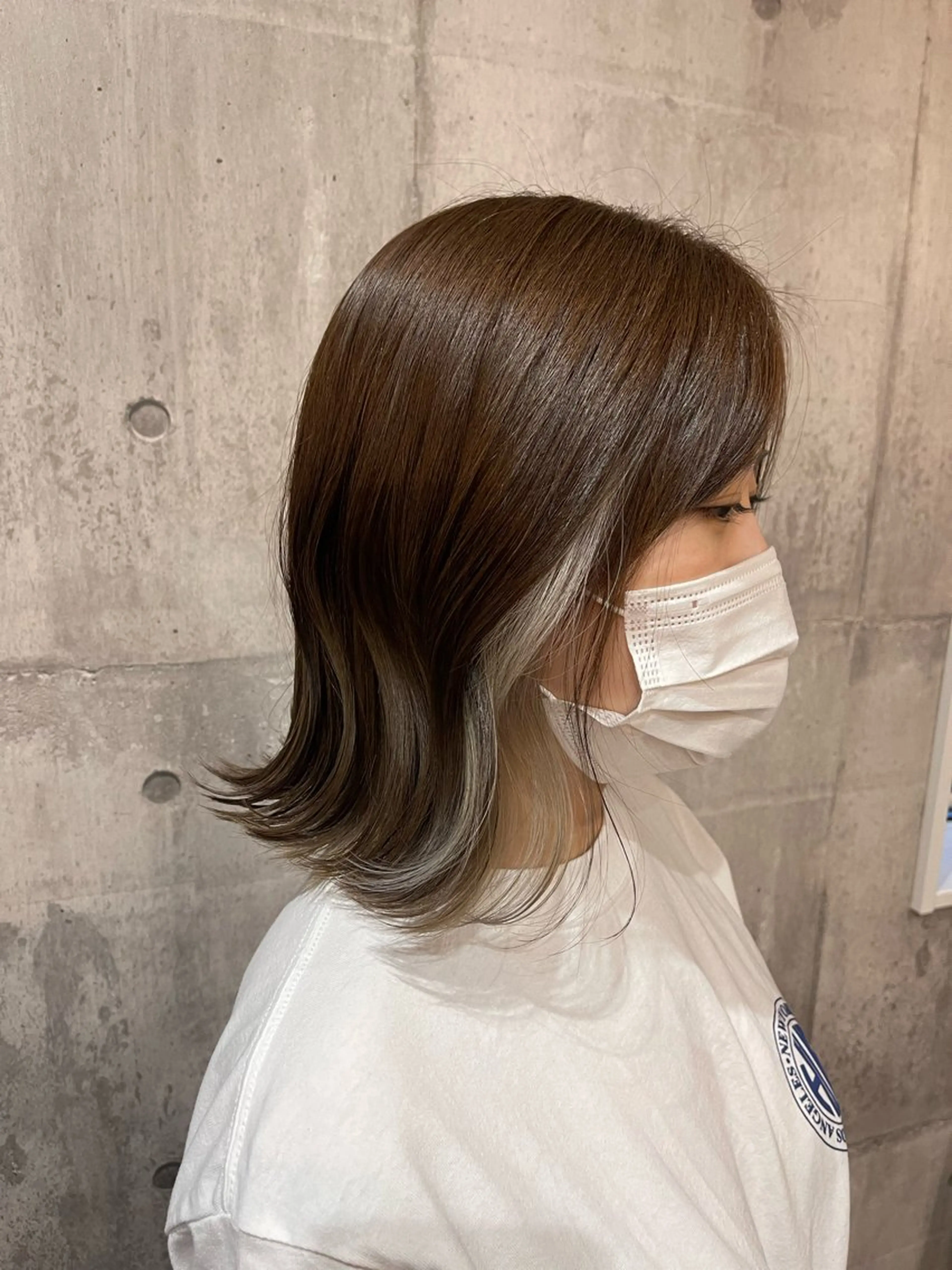 ミディアム カラー インナーカラー Felice Erikaのヘアスタイル