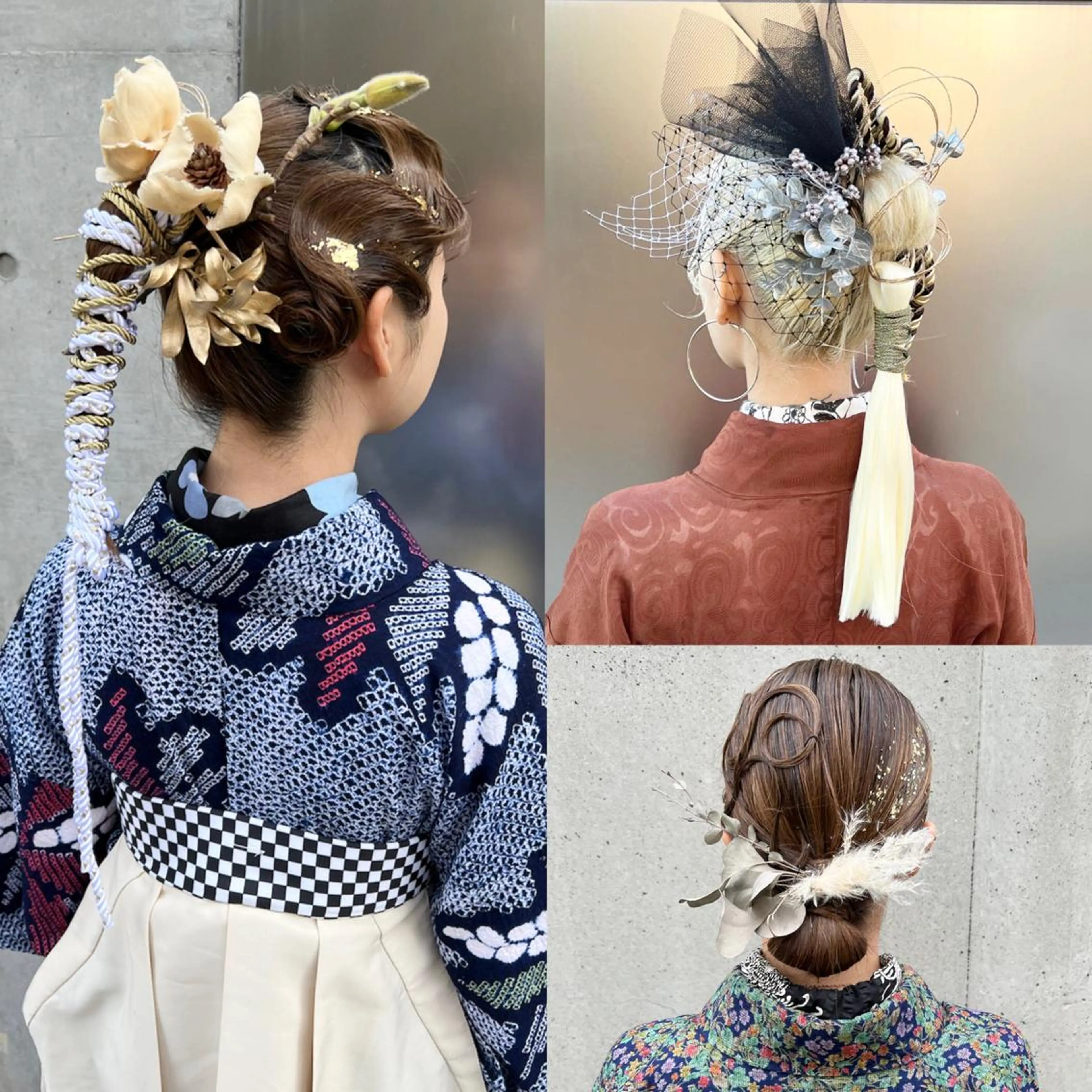 🧡成人式.卒業式🎉ヘアセット&着付け🎀早朝対応有り☀️補足説明必ずご一読ください⚠️の写真