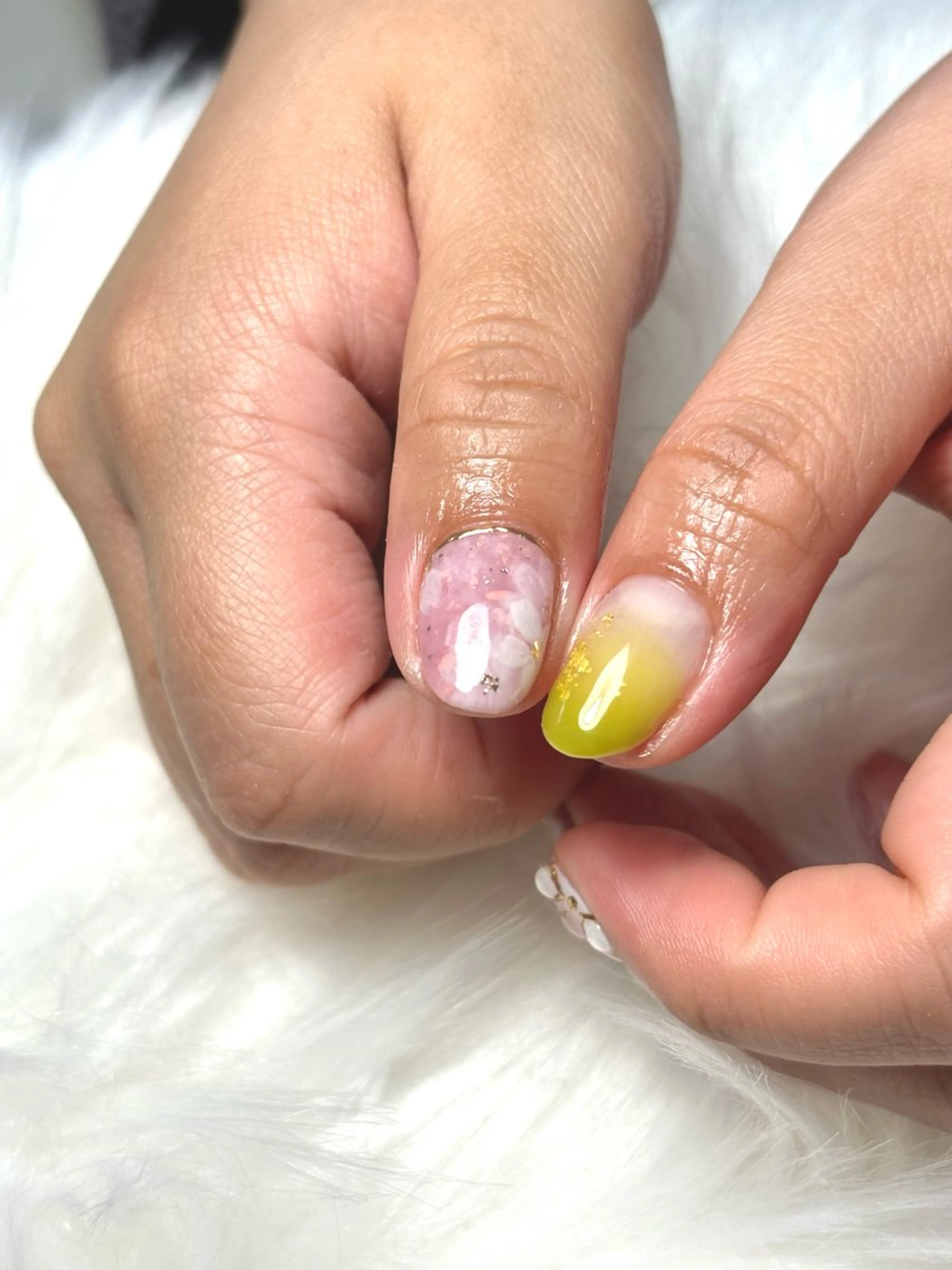 ネイル ハンドネイル 🦋🤍 madoka🤍のネイルデザイン