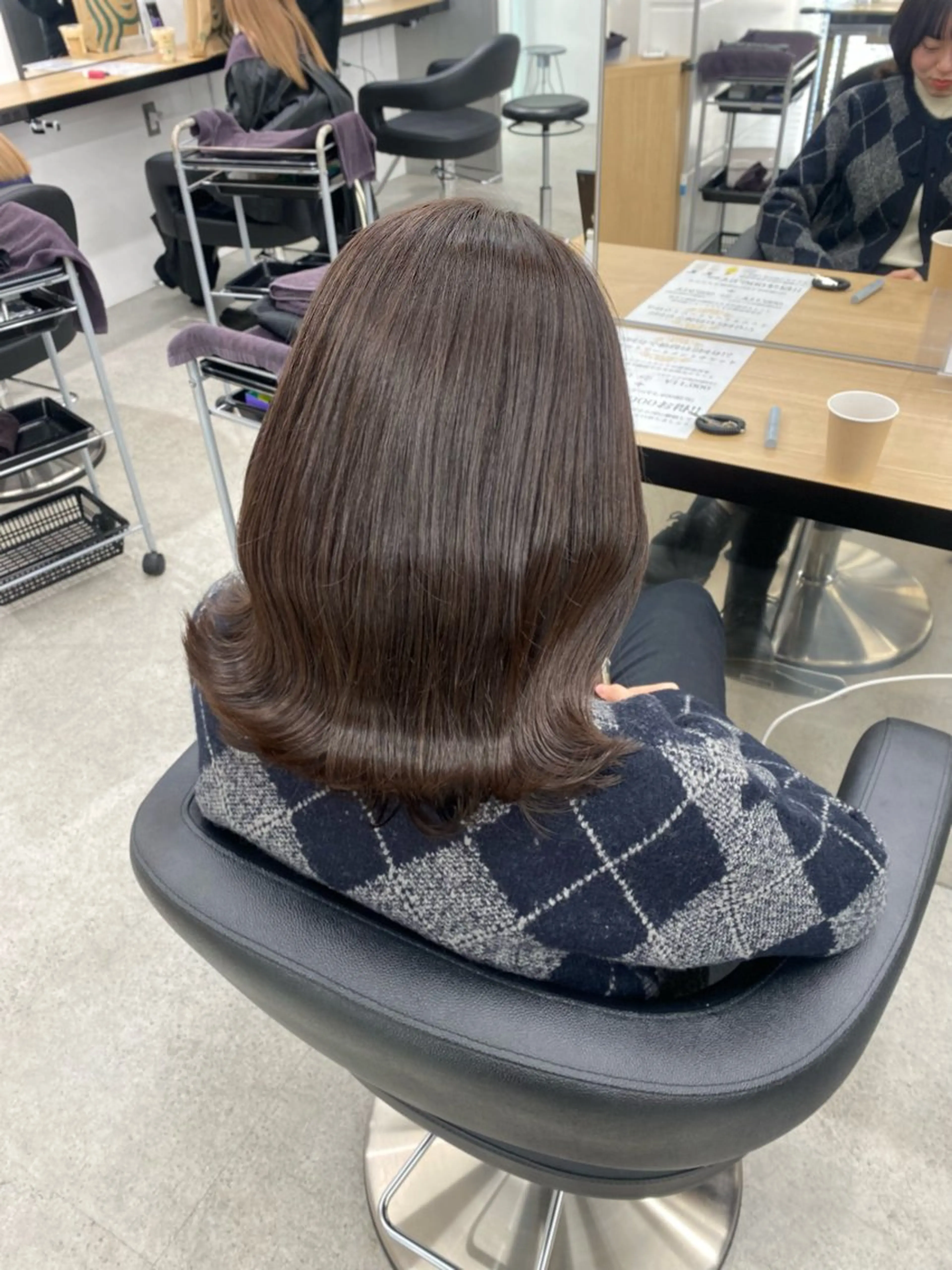 カラー 透明感カラー🌿 yuika🤎🍨のヘアスタイル