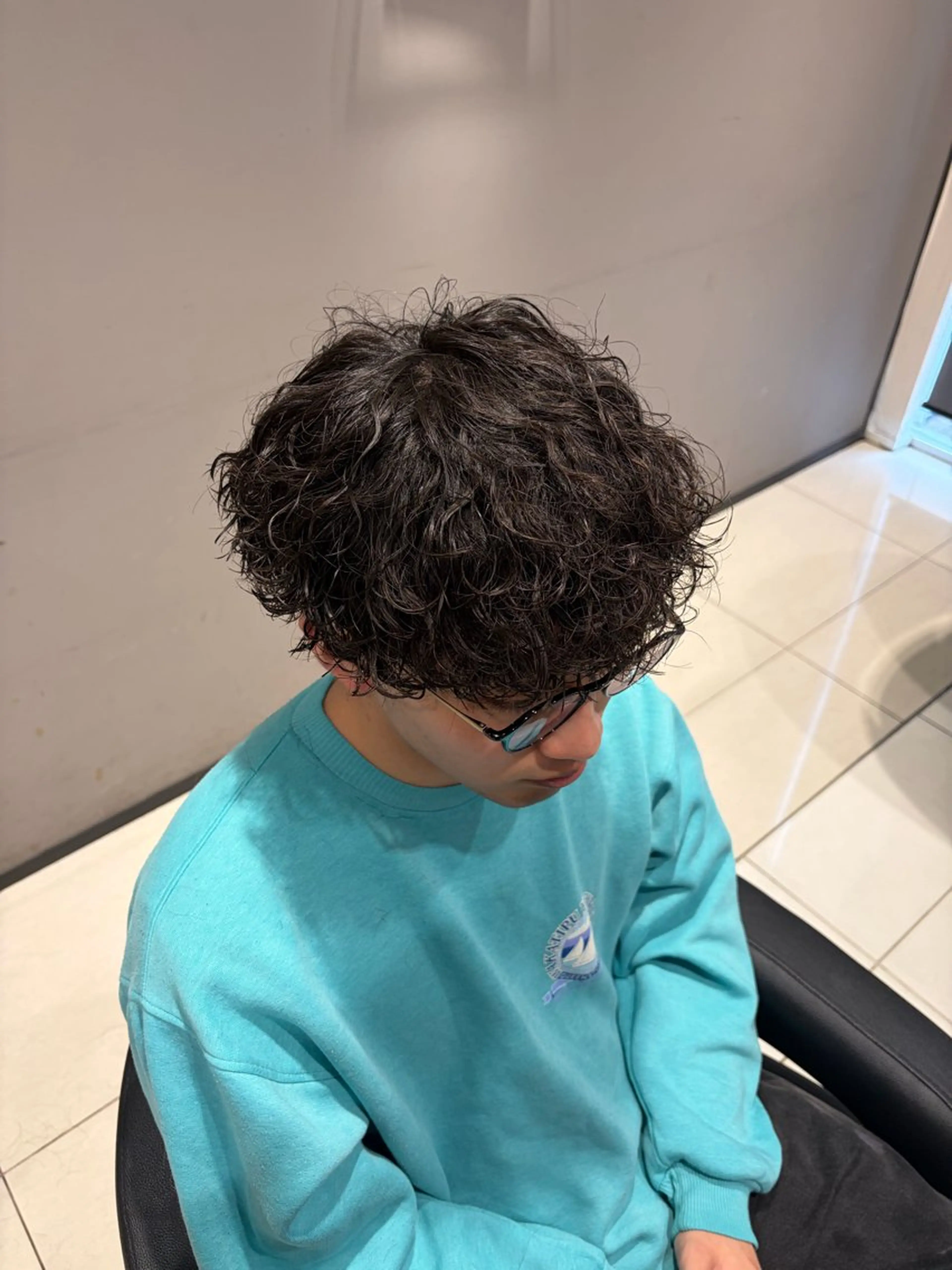 パーマ メンズ メンズパーマ 波巻きパーマ カット パーマ トリートメント 関内/メンズパーマ/ 男性専門/菊池蒼大のヘアスタイル