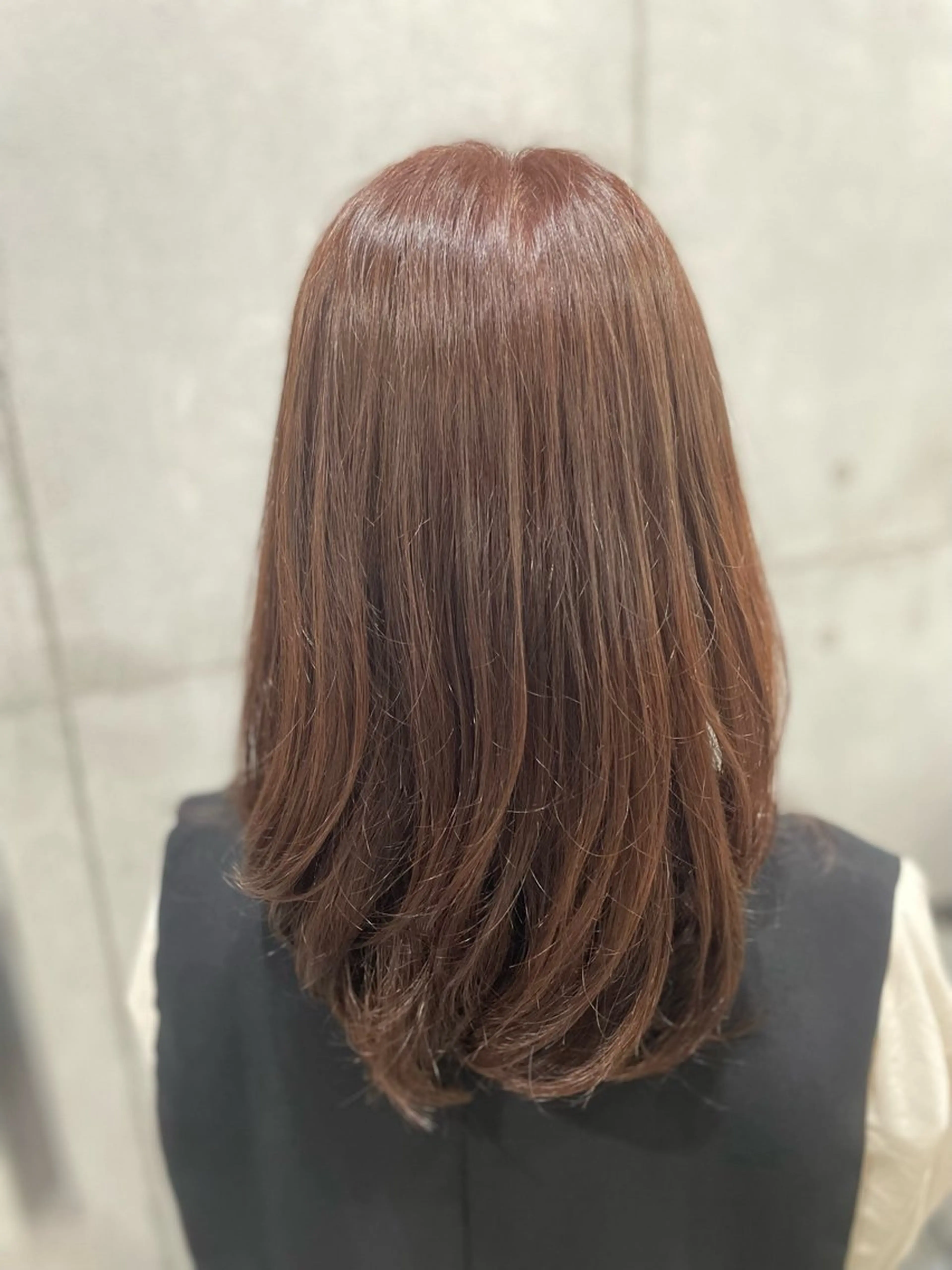 ミディアム 小川 楓のヘアスタイル