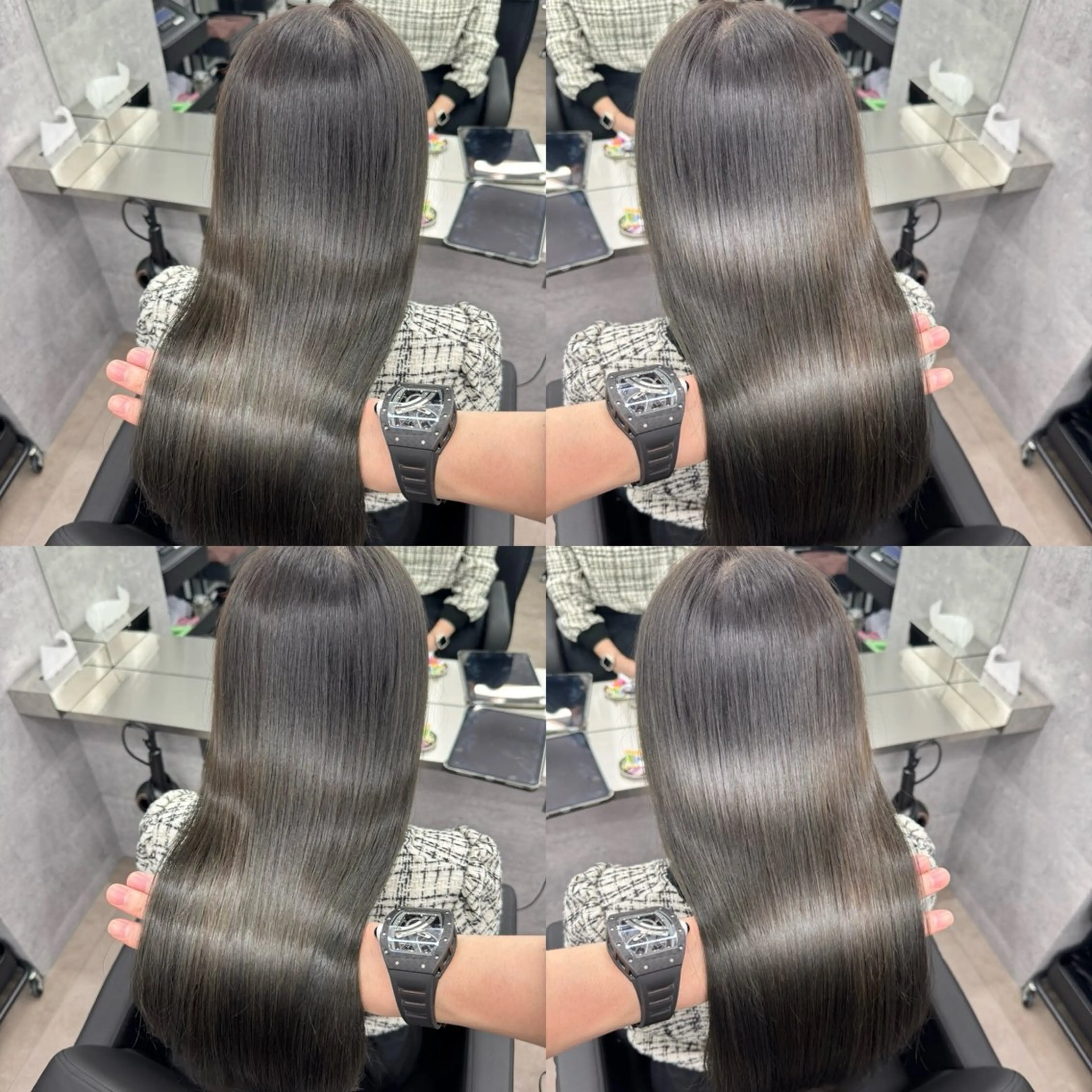 ロング カラー 髪質改善 似合わせカット 縮毛矯正 トリートメント カット トリートメント 🌈代表 🌈macotoのヘアスタイル