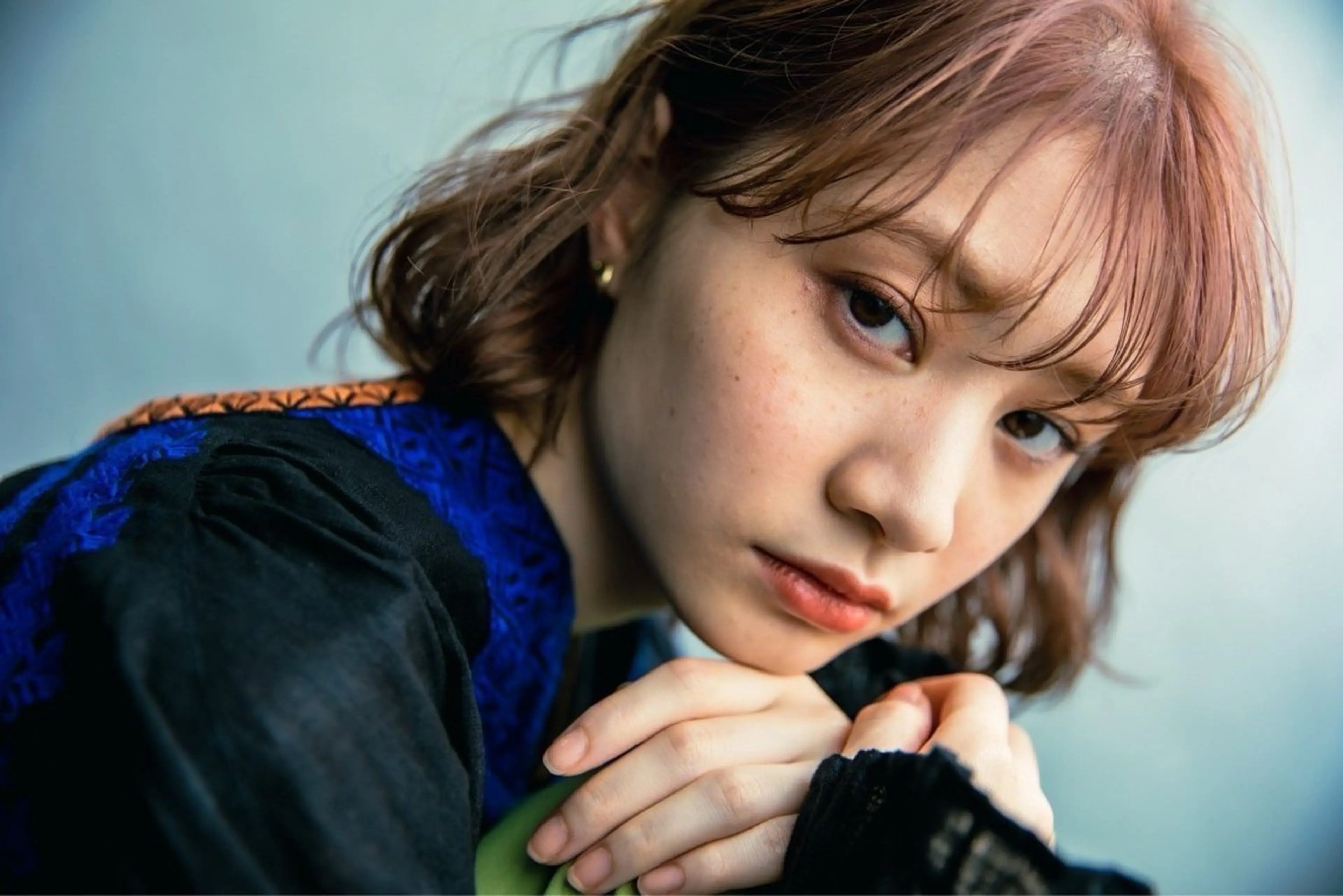 ミディアム カット ヘアカラー パーマ トリートメント ダブルカラー/ 艶髪/SHISEIのヘアスタイル