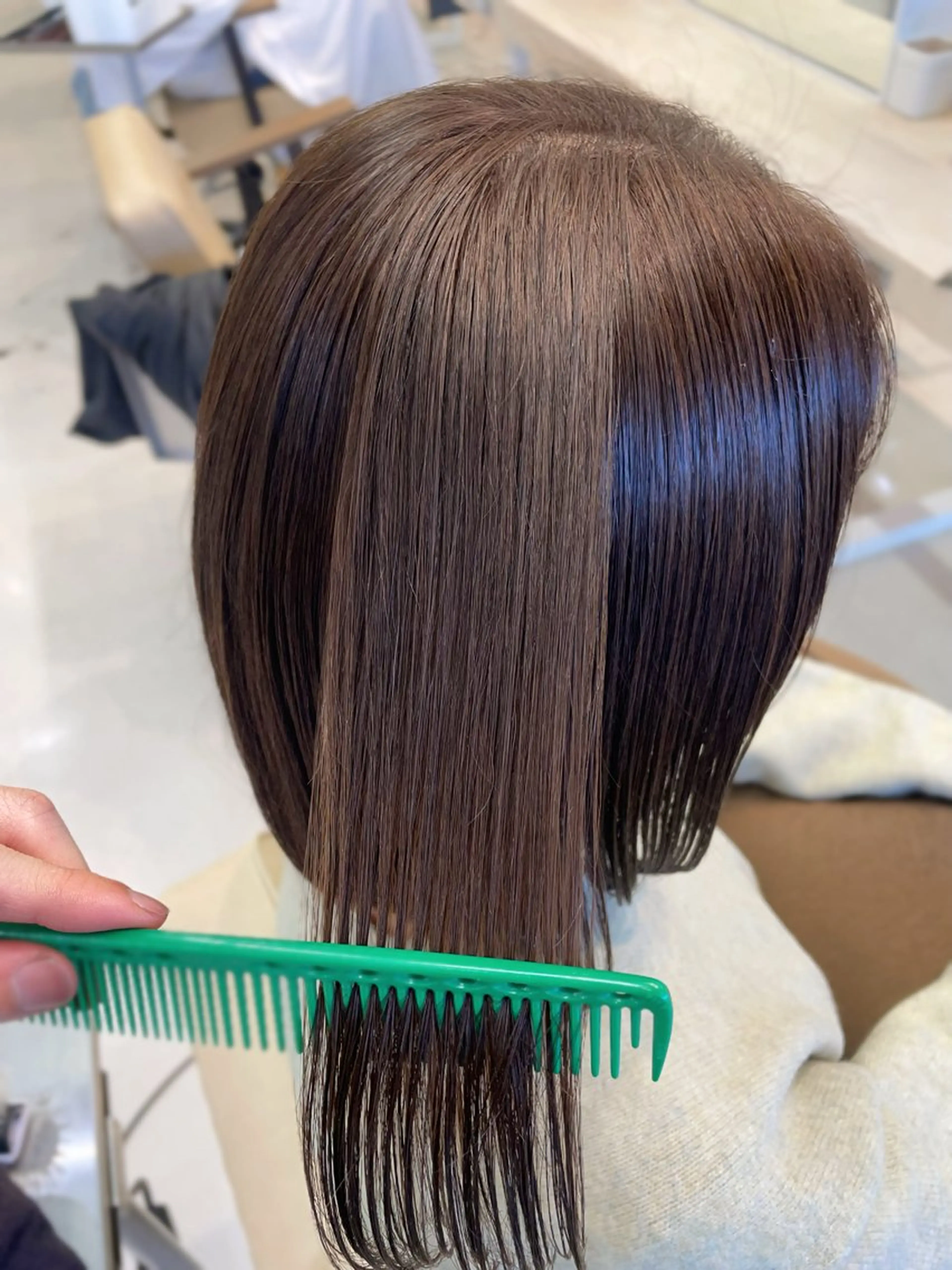 ミディアム カット ヘアカラー トリートメント かずや🍀/髪質改善 /艶髪カラー/眉毛のヘアスタイル