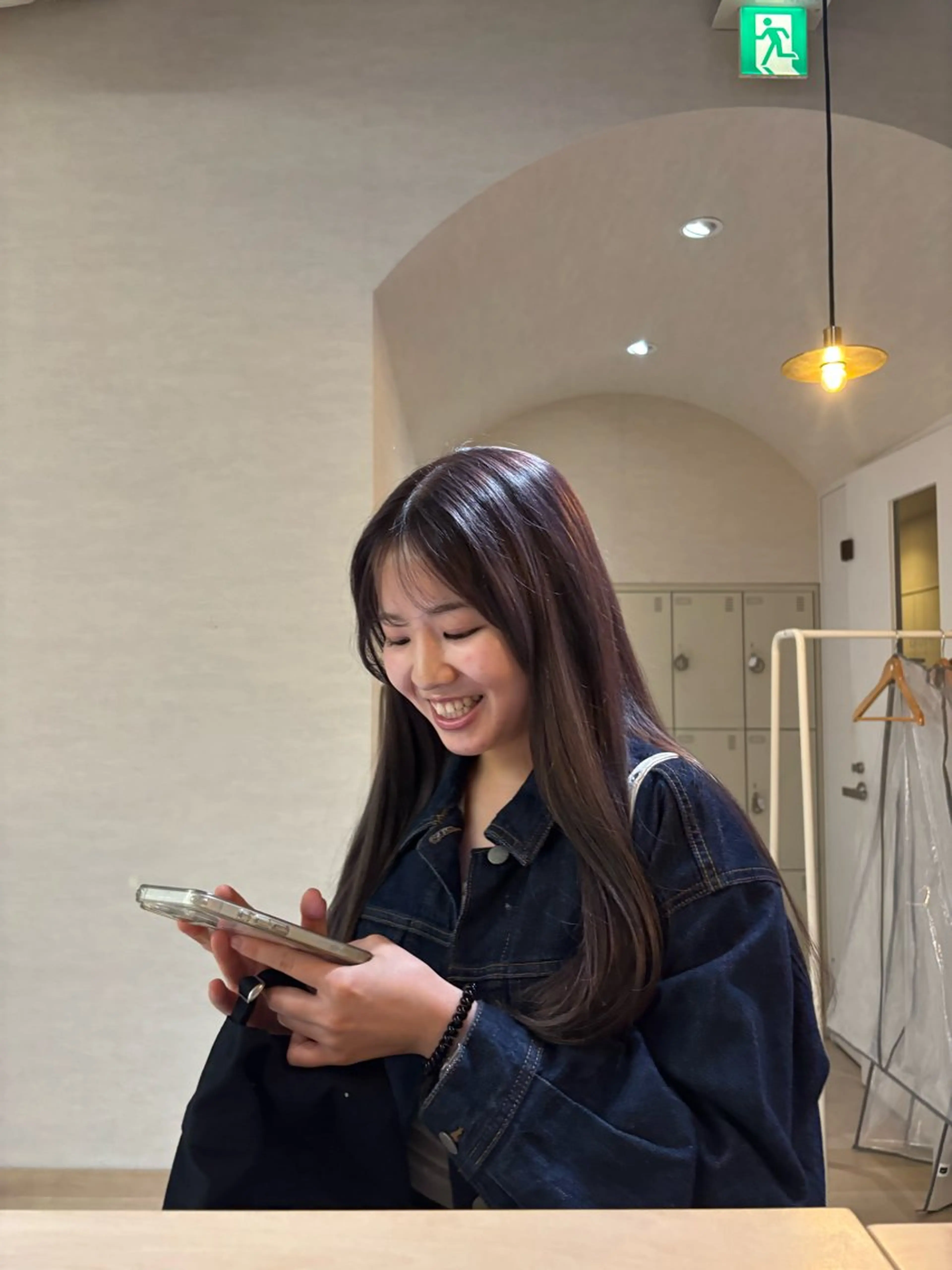 セミロング ヘアカラー トリートメント 段野吾颯 ／ベージュカラーのヘアスタイル