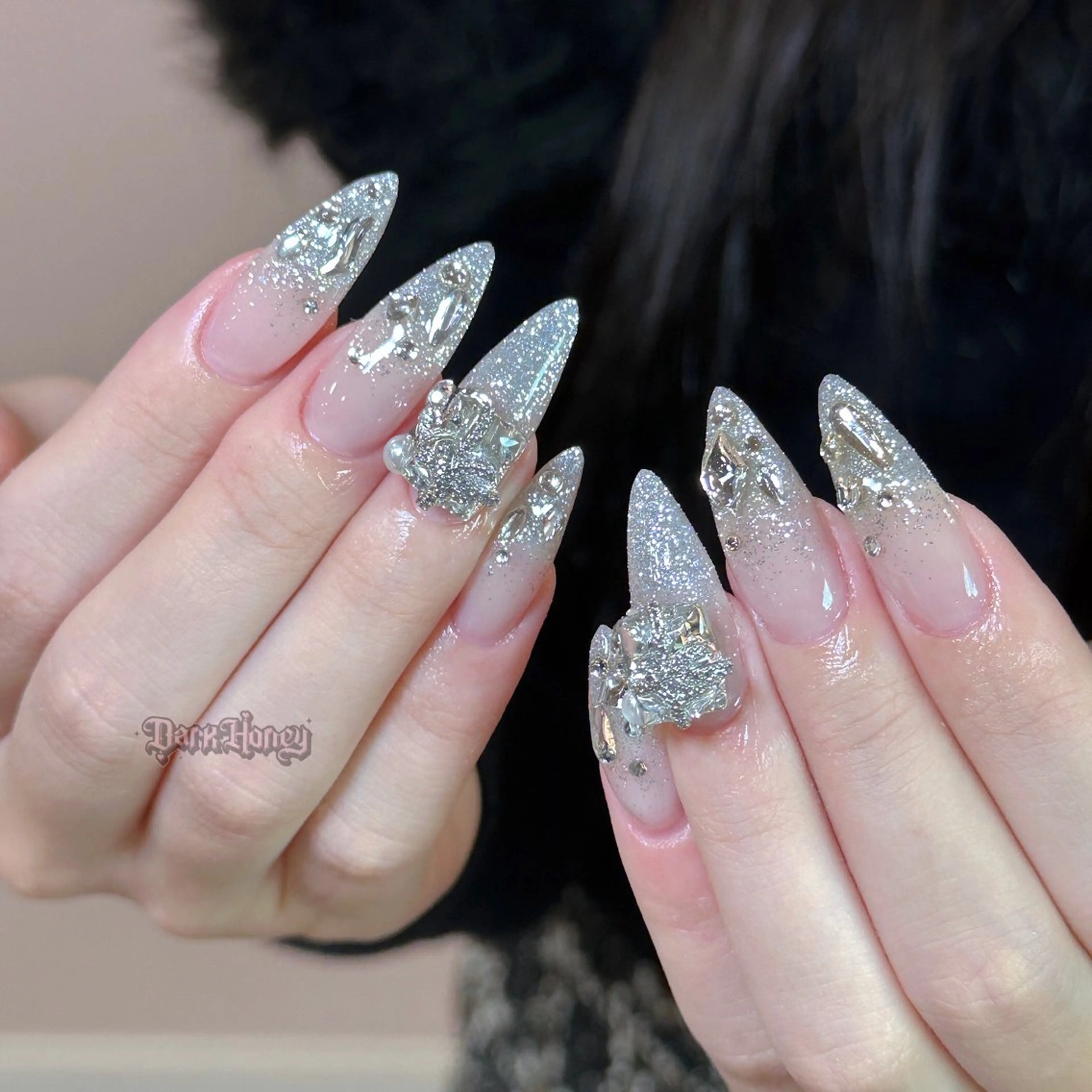 チップ長さ出し✨しっかりアートやり放題¥14850の写真