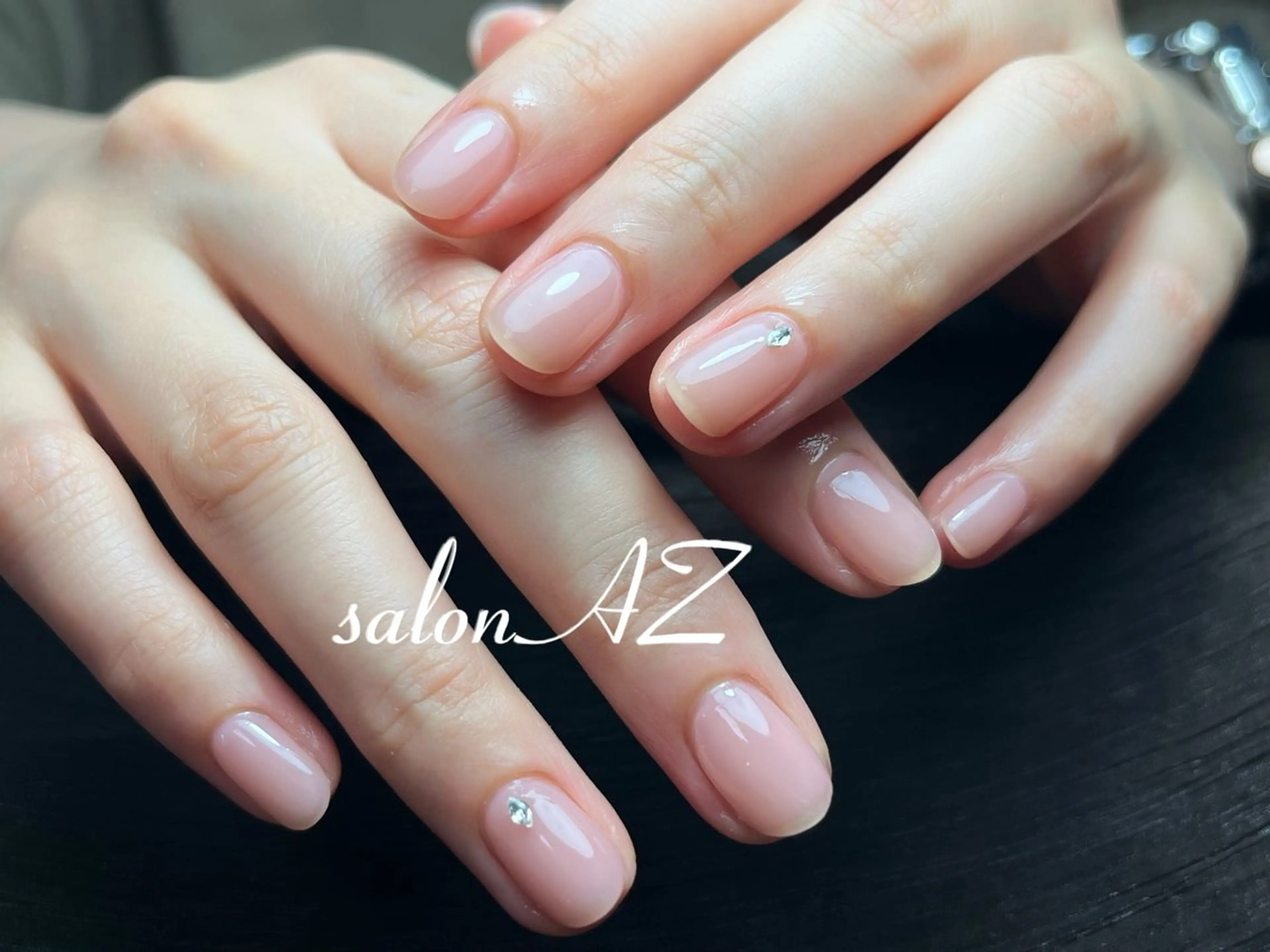 ネイル 長さ出し フットネイル フレンチネイル マグネットネイル ニュアンスネイル salon AZのネイルデザイン