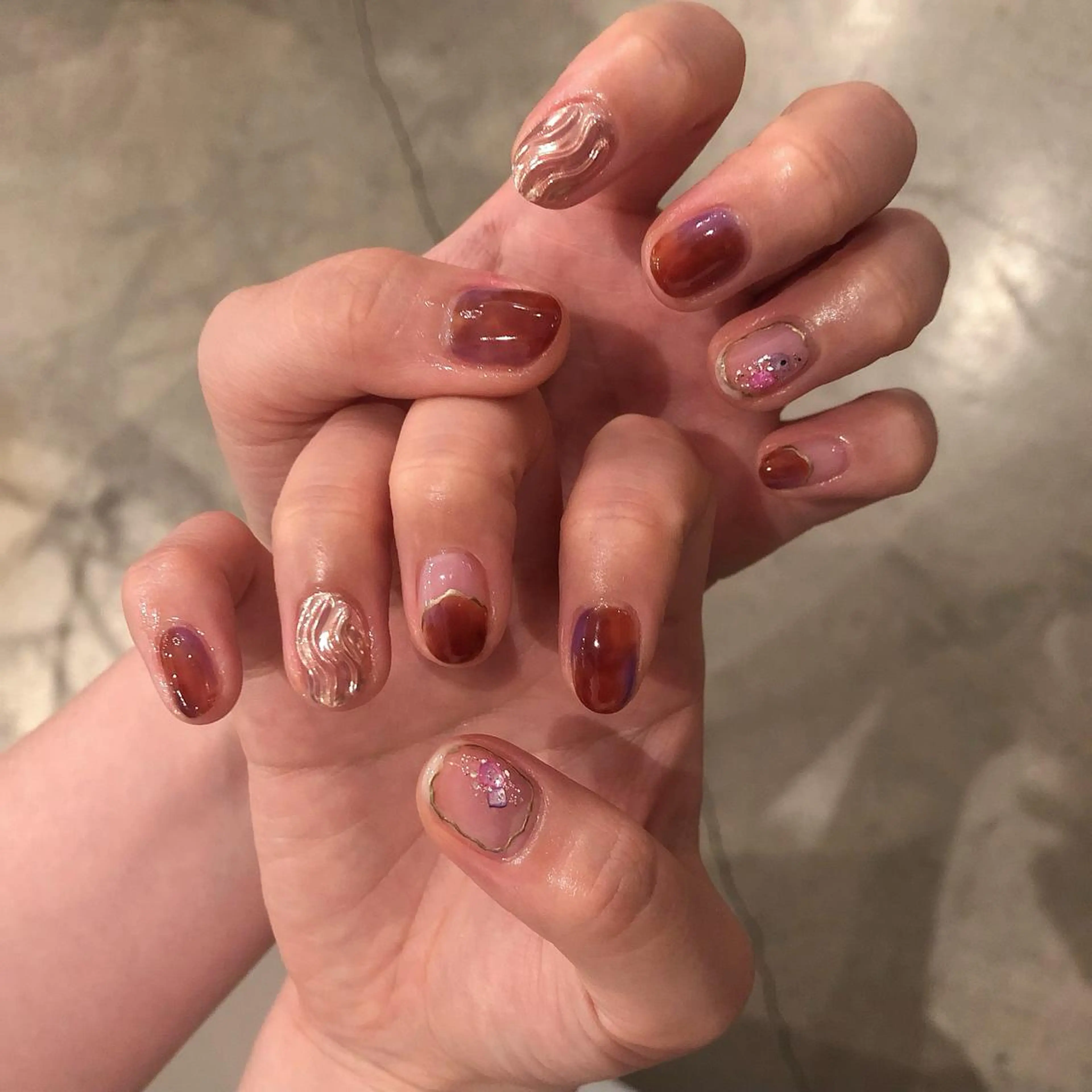 ネイル ハンドネイル ibrel  nail所属・内田 光のネイルデザイン