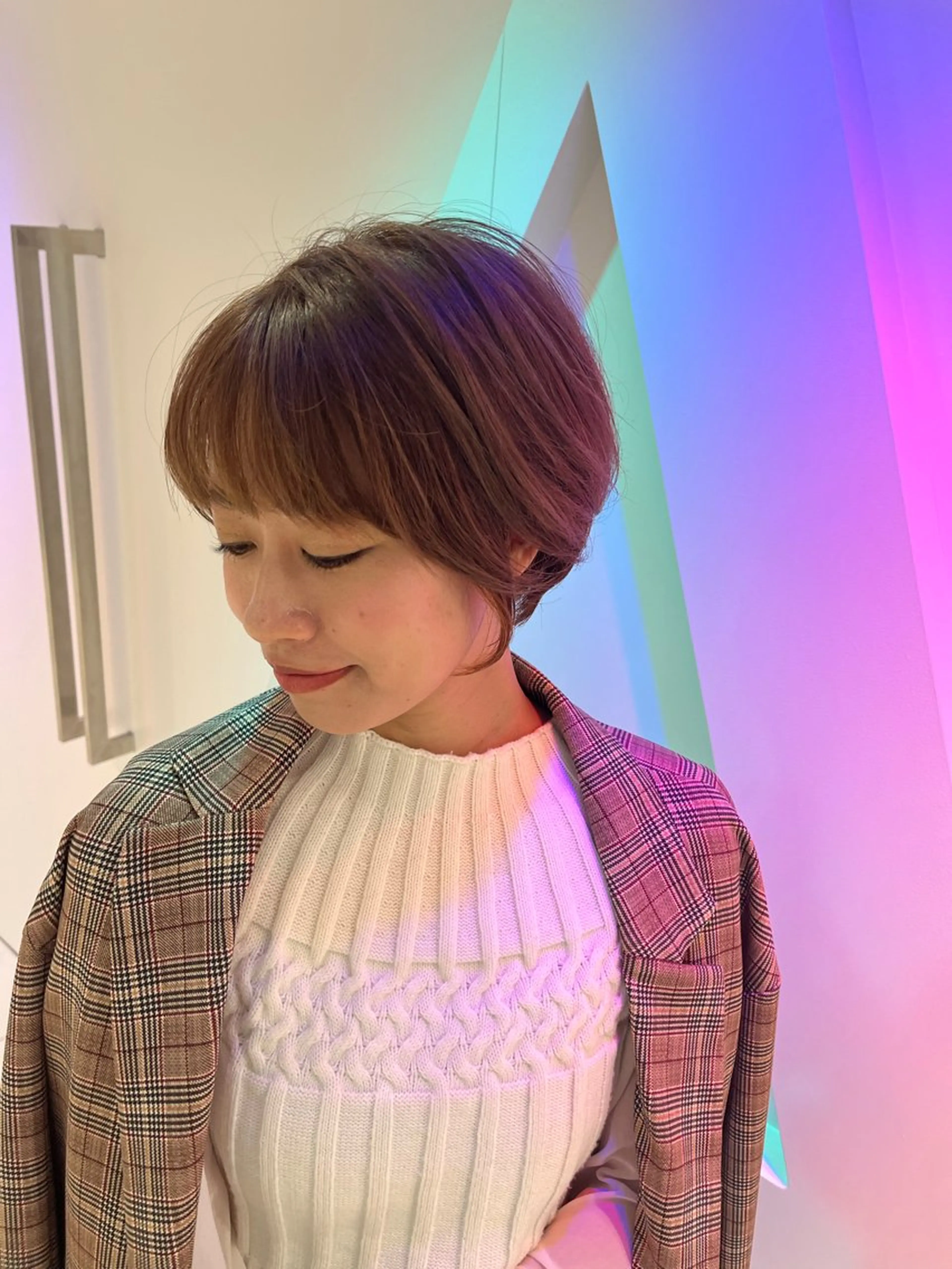 ショート カラー パーマ 🌼大人美人ショート 佐藤慎哉🌼のヘアスタイル