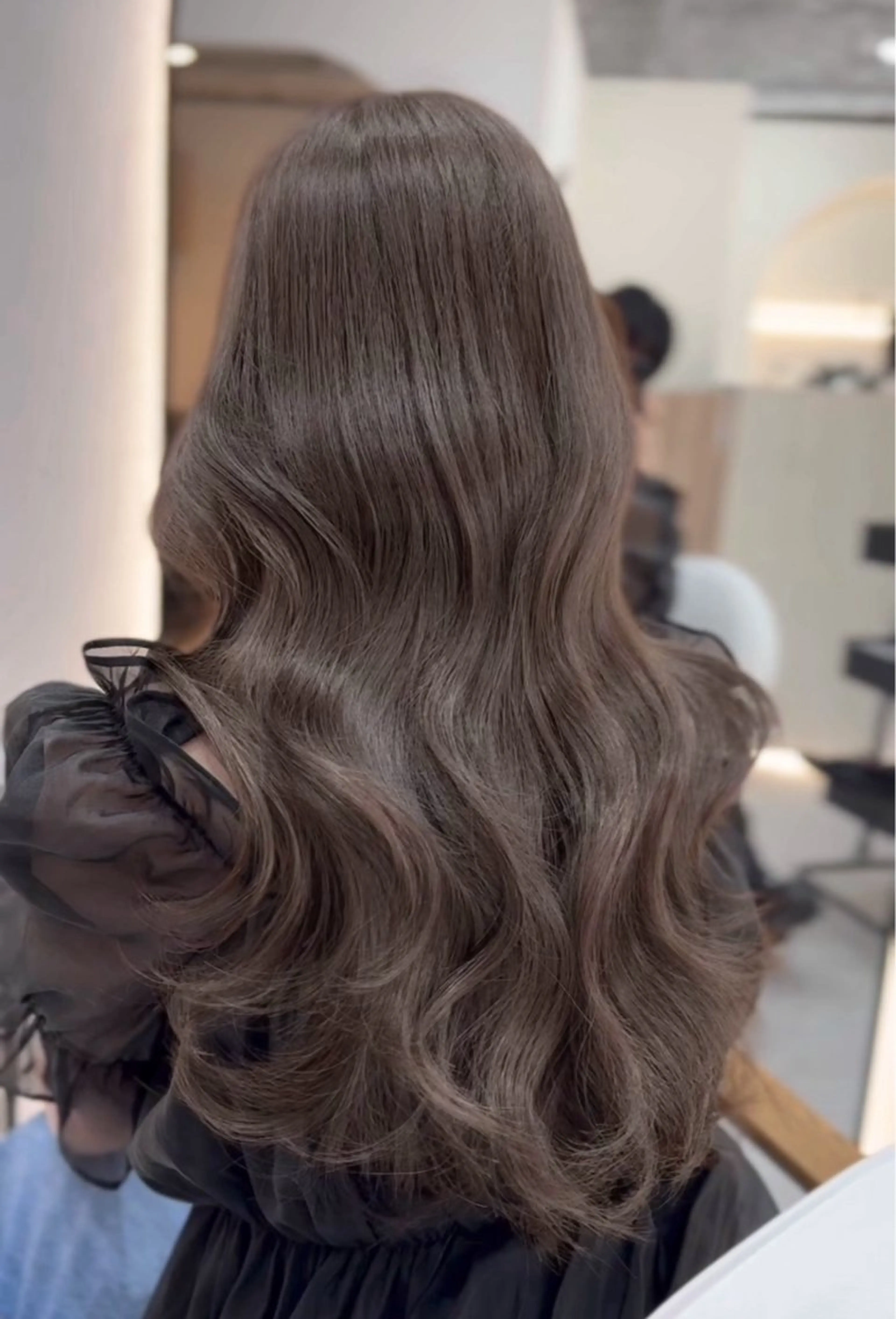ロング カット ヘアカラー トリートメント 韓国ヘア🩶侑矢 艶髪透明感/福岡のヘアスタイル