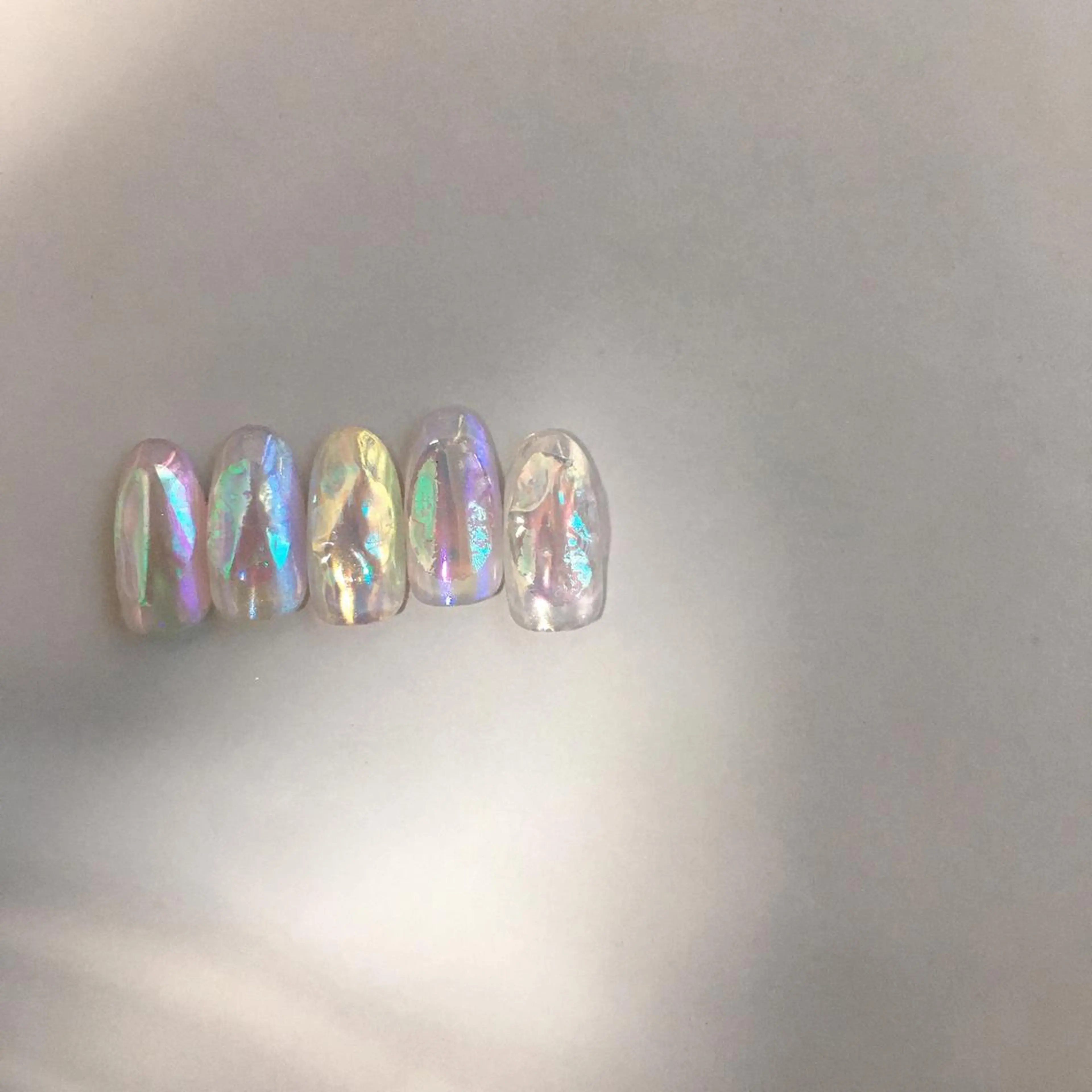 ネイル 氷ネイル・うるうるネイル ハンドネイル nailsalon Asryのネイルデザイン