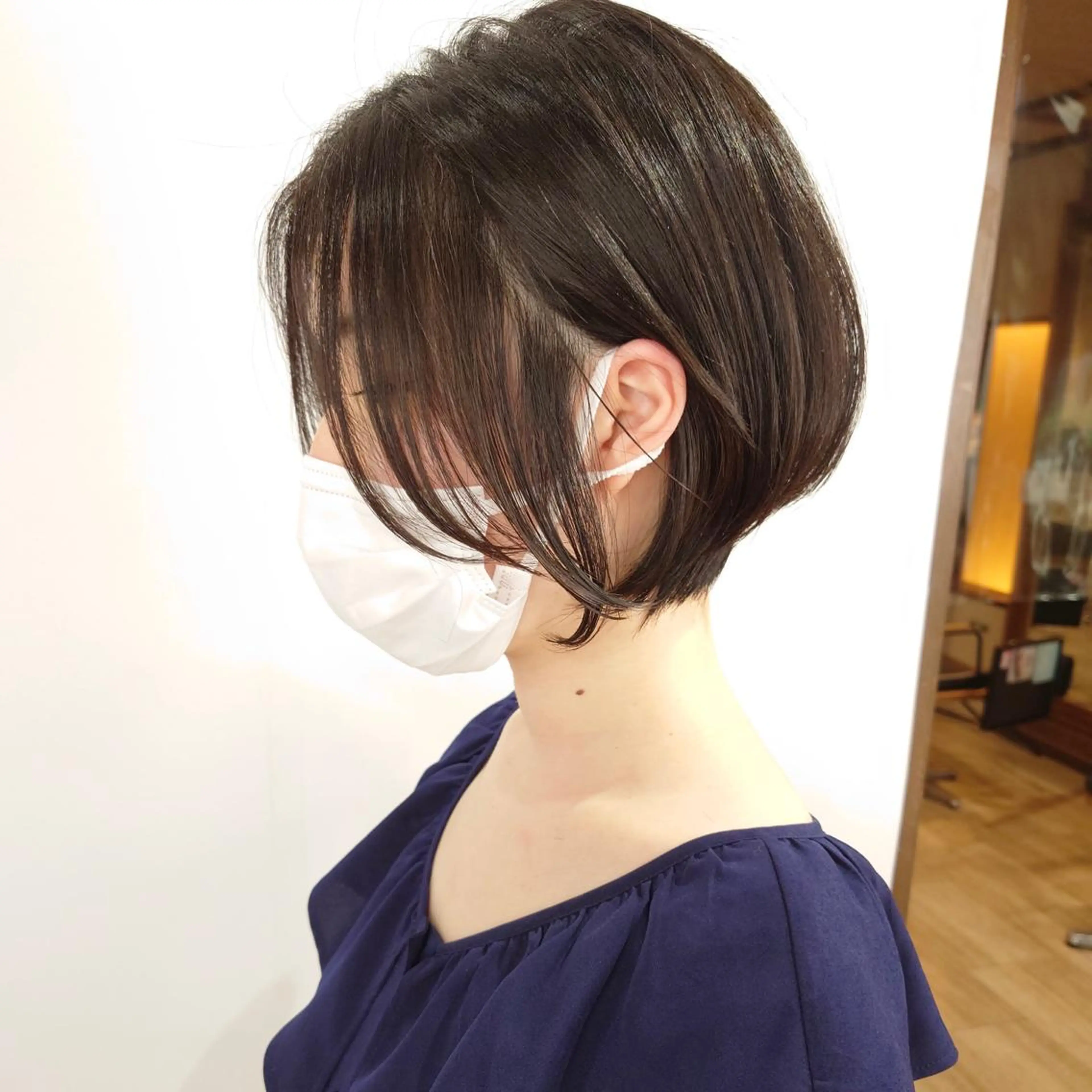 ショート ショートボブ ボブ ショートヘア カット ブリーチなしで透明感 カラー松内真太のヘアスタイル