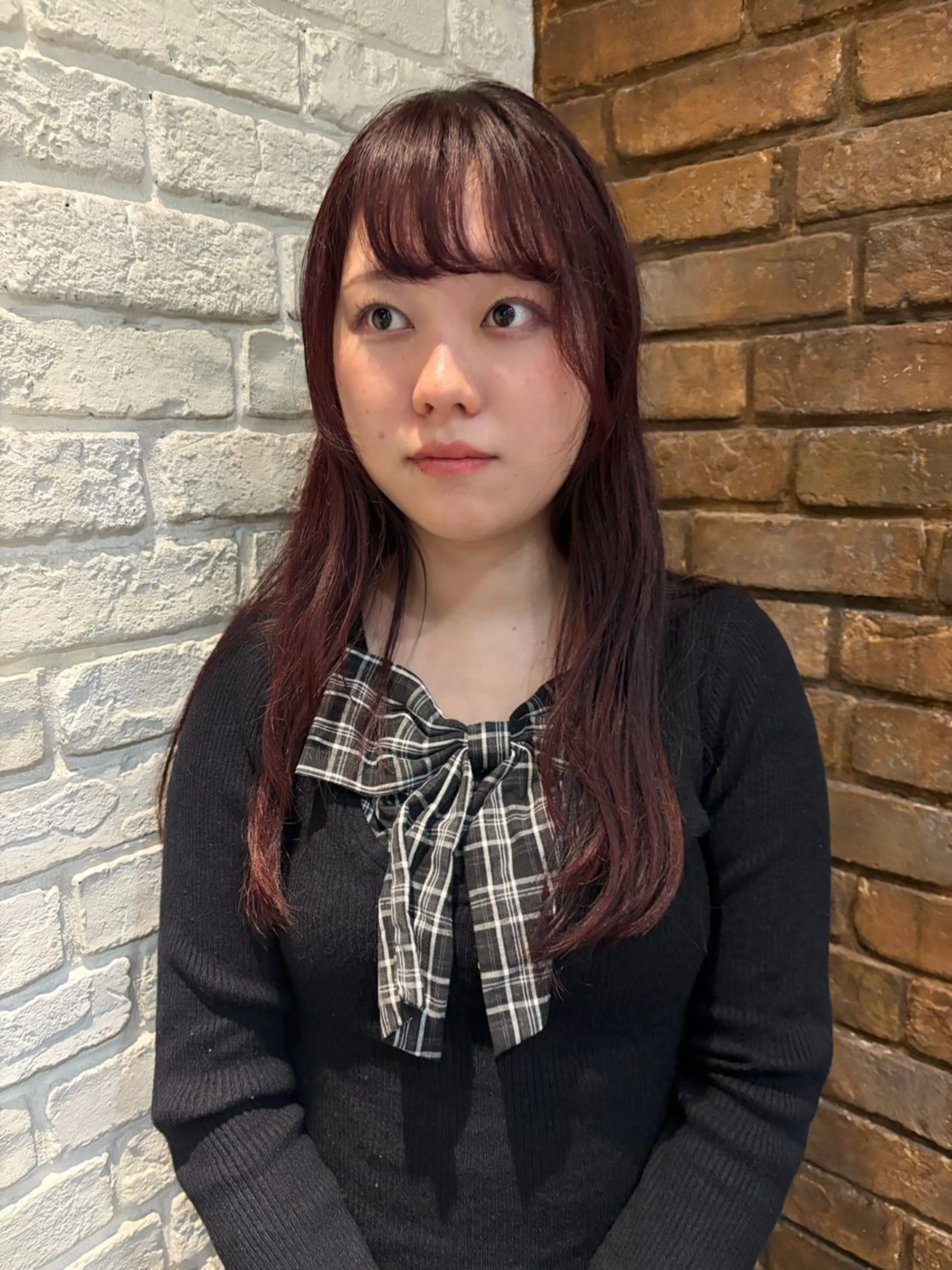 ロング レイヤーカット 三瓶隼途/ボブ/ レイヤー/縮毛矯正のヘアスタイル