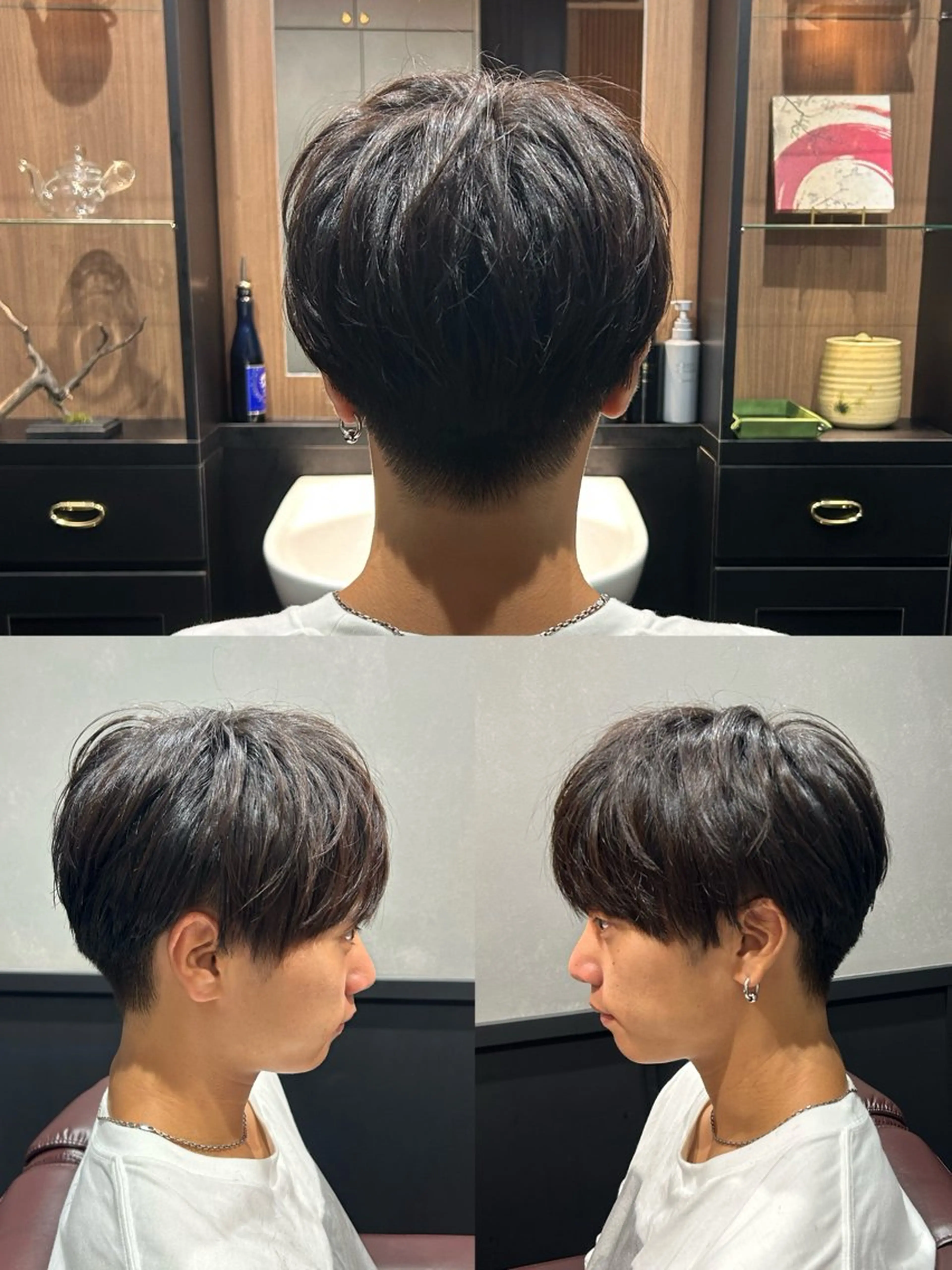 ミディアム メンズ ありが みさのヘアスタイル