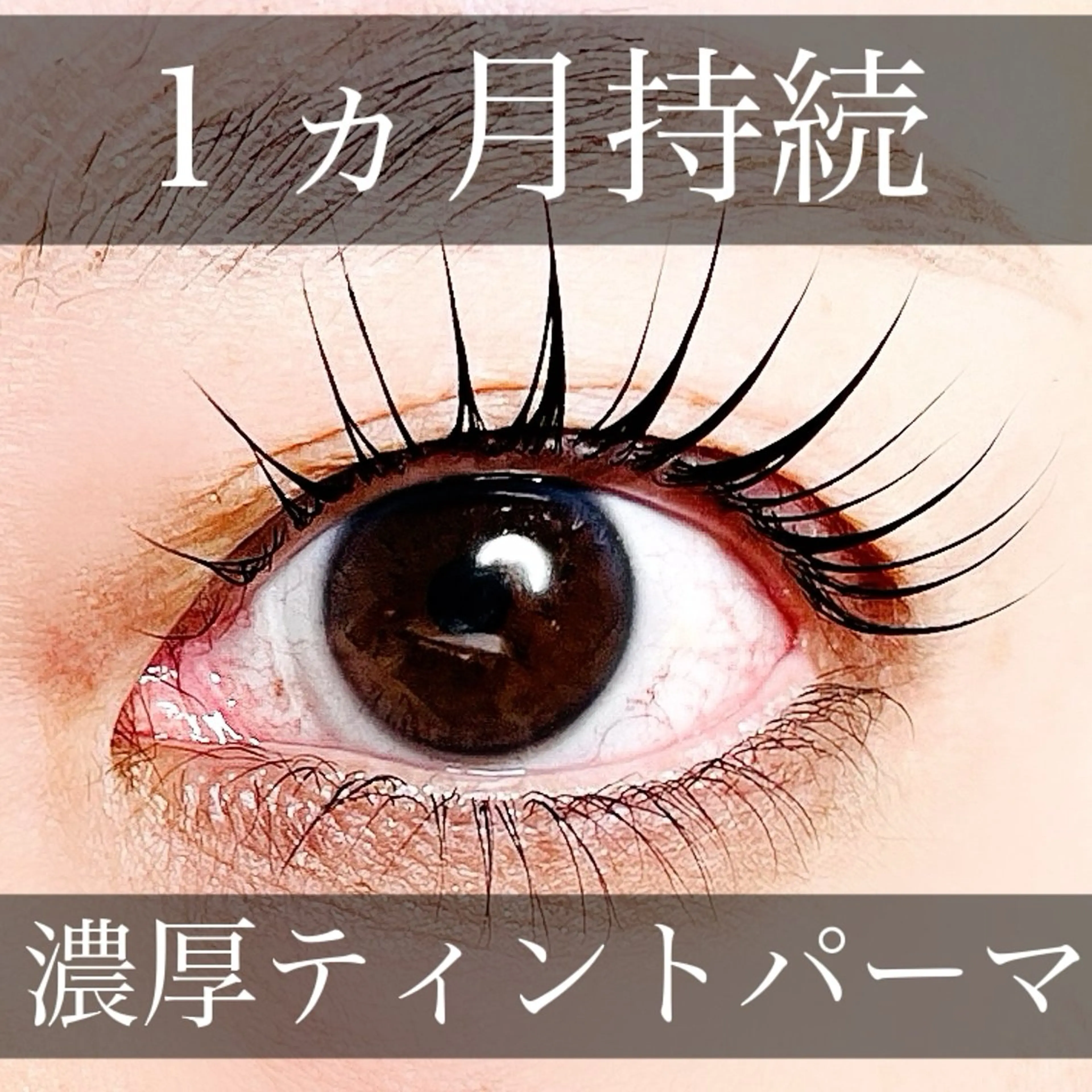 【高持続！黒ツヤ】ディープティントパーマ/特濃マスカラパーマ★7450円の写真