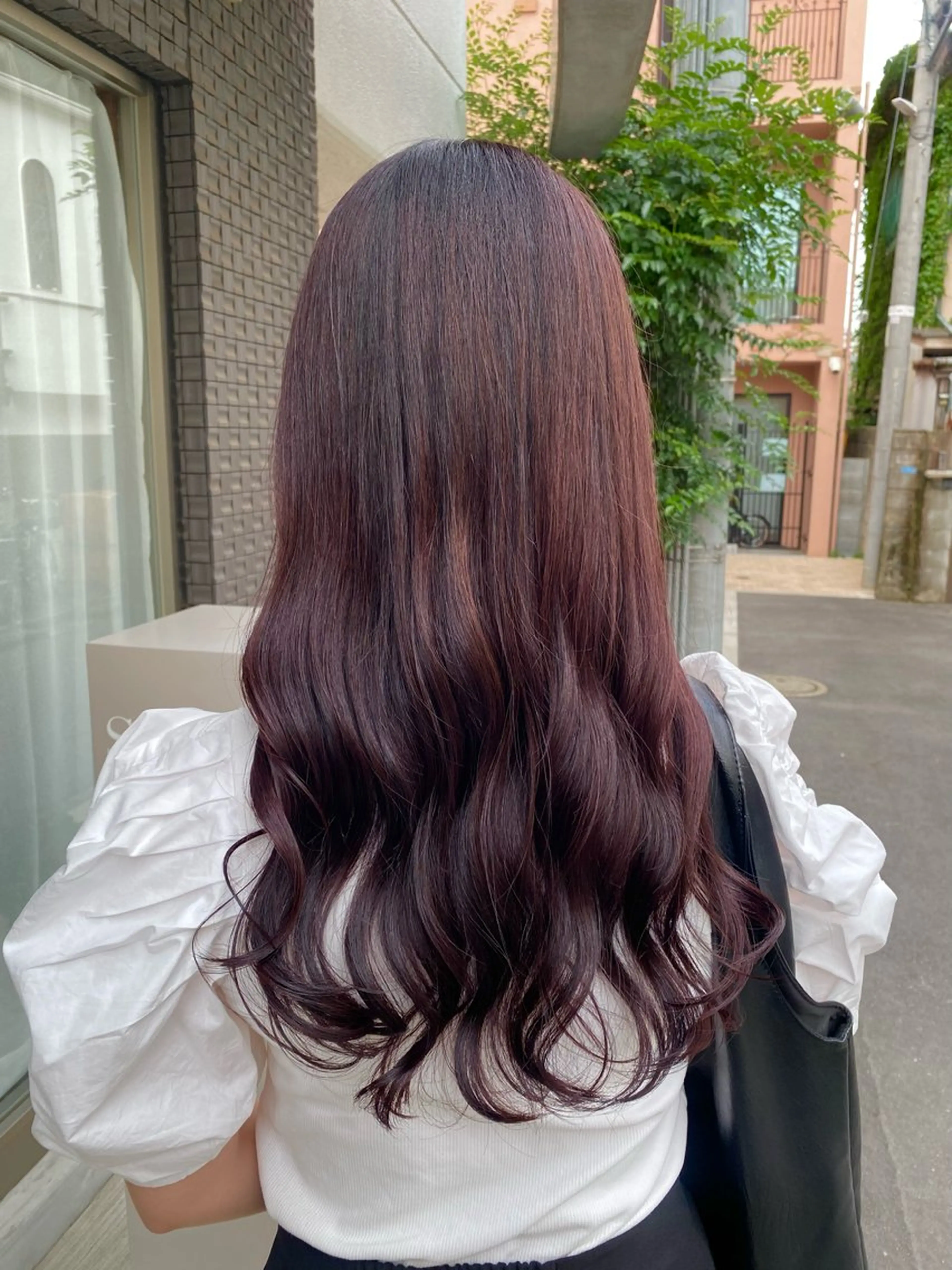 ロング カラー ラベンダーカラー ピンクカラー ピンクラベンダー カット ヘアカラー トリートメント グレージュ/レイヤー /韓国ヘア/RISAのヘアスタイル