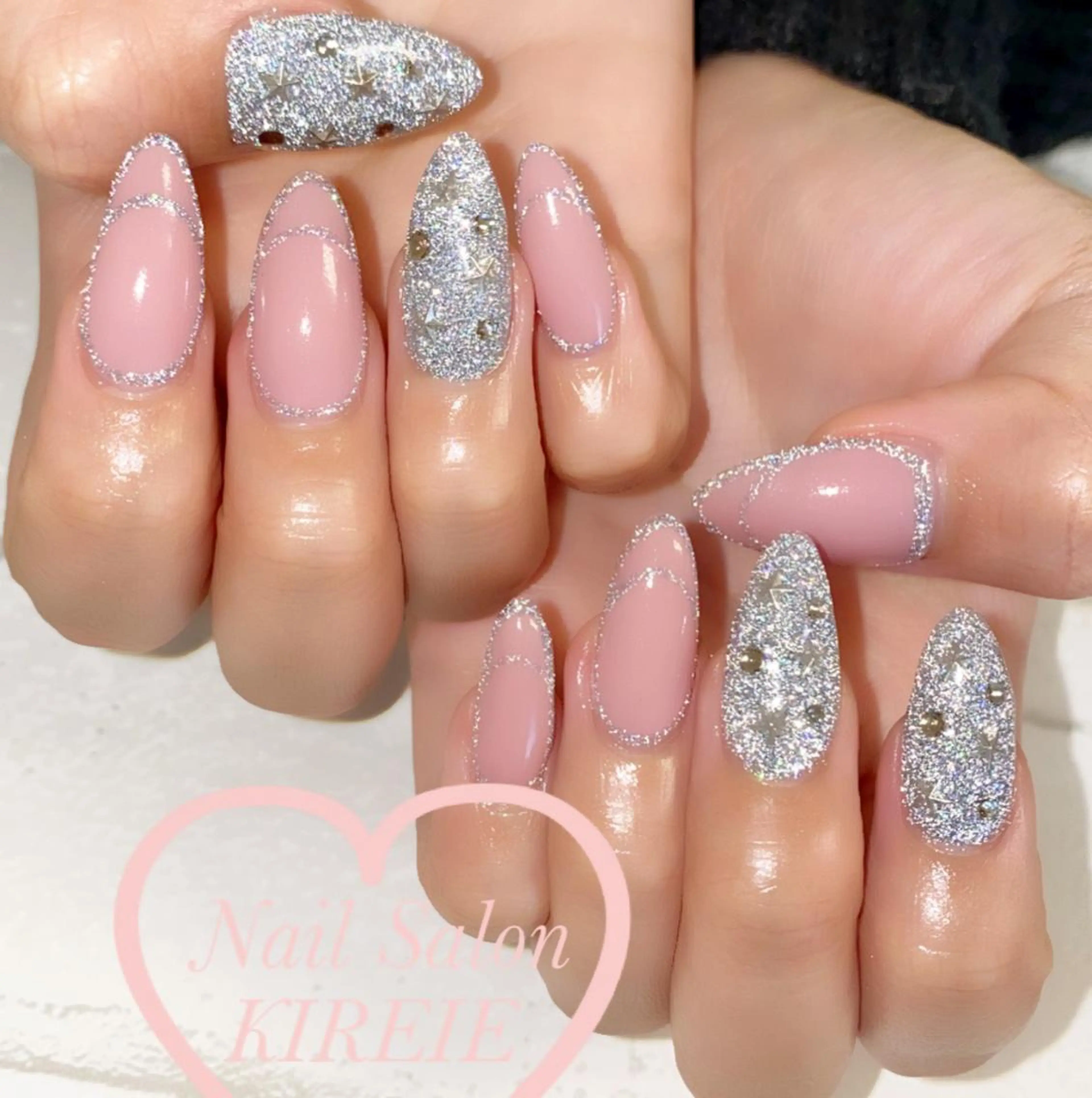 カラー ネイル アートネイル フラッシュネイル フレンチネイル スカルプネイル KIREIE NAILSのネイルデザイン