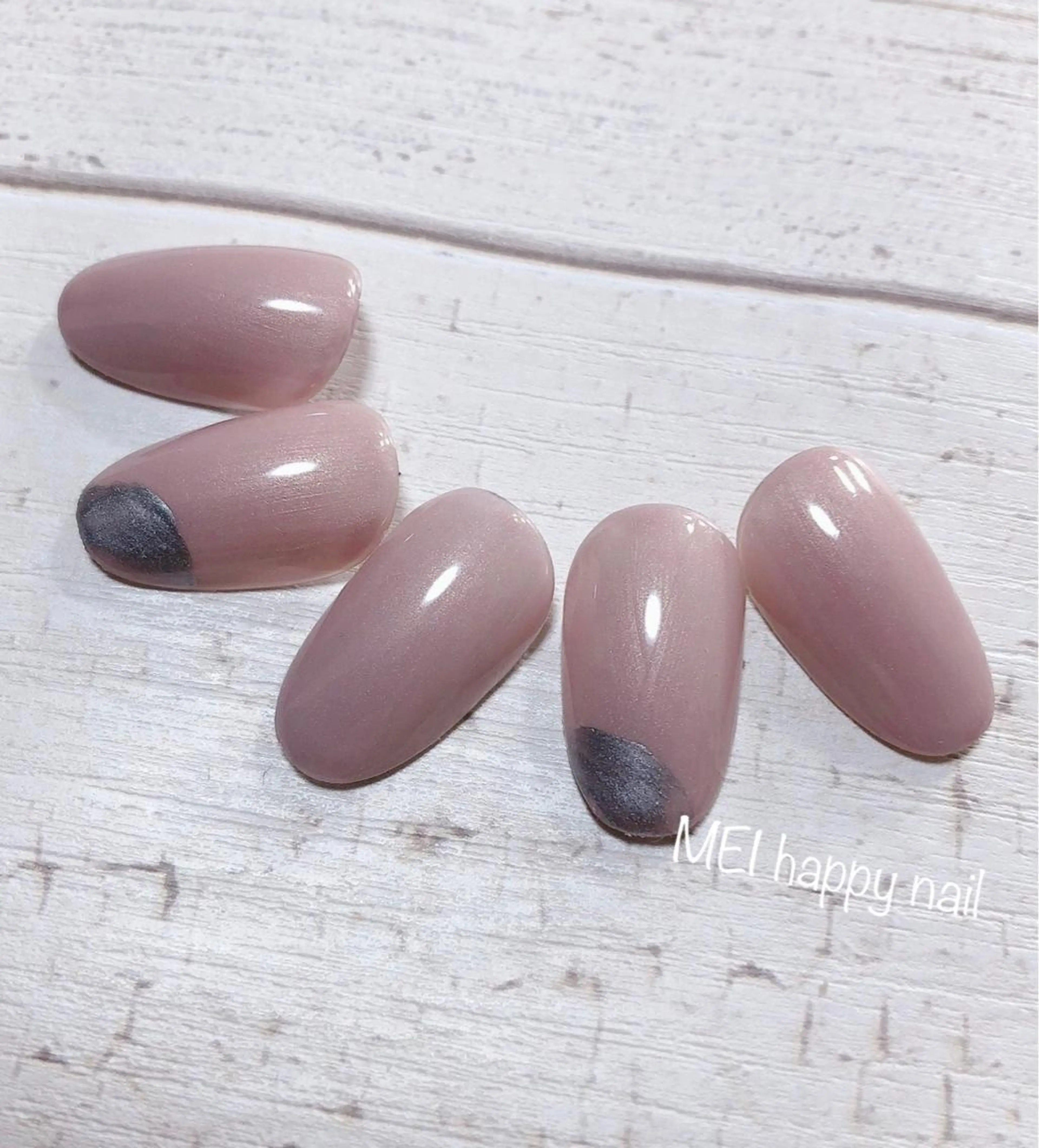 ネイル 北浦和 自爪育成ケアのネイルデザイン