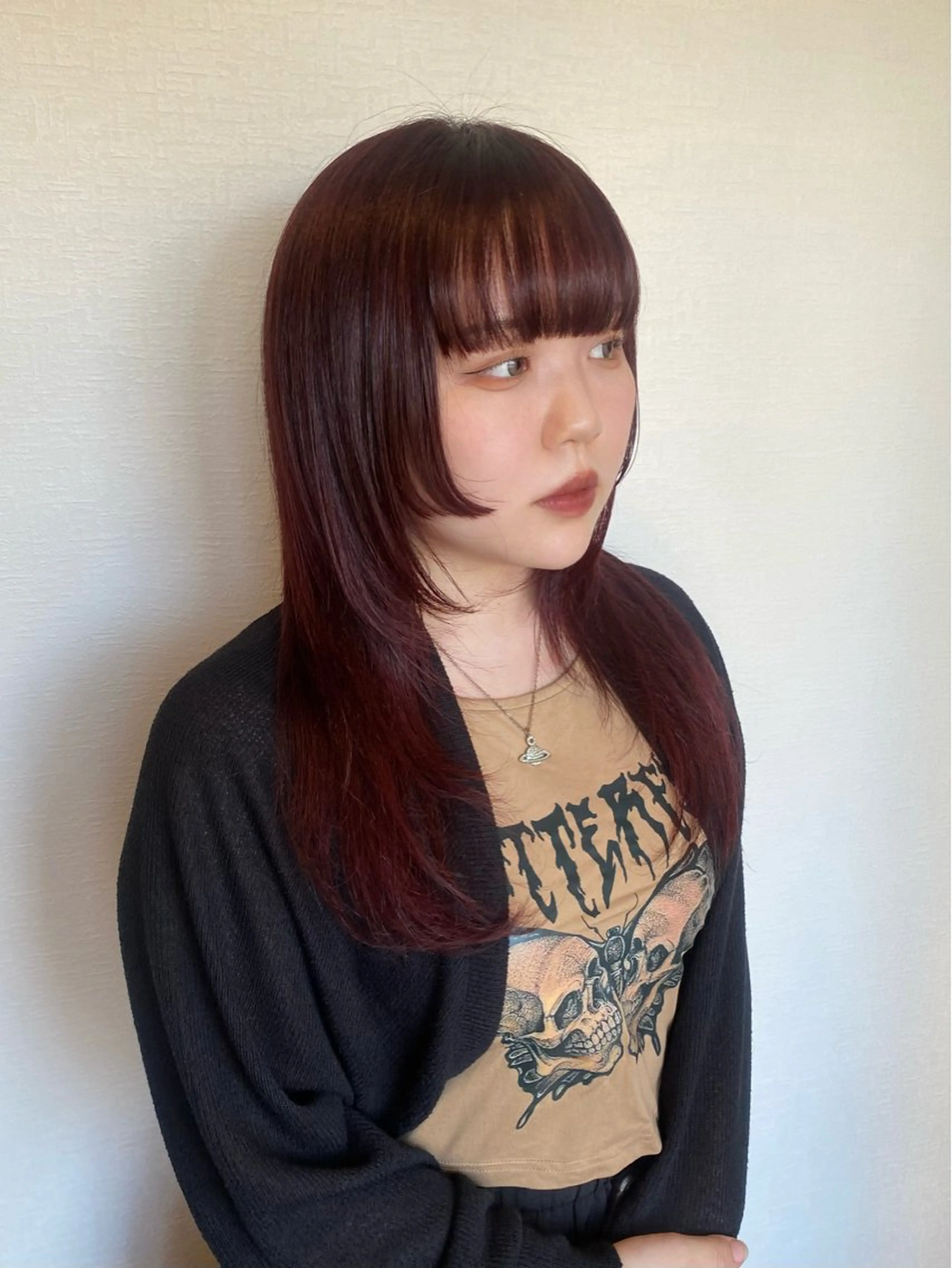 ロング カラー ヘアアレンジ 姫カット レイヤーカット 🎀レイヤーカット/ 艶カラー/ﾕｶ🎀のヘアスタイル