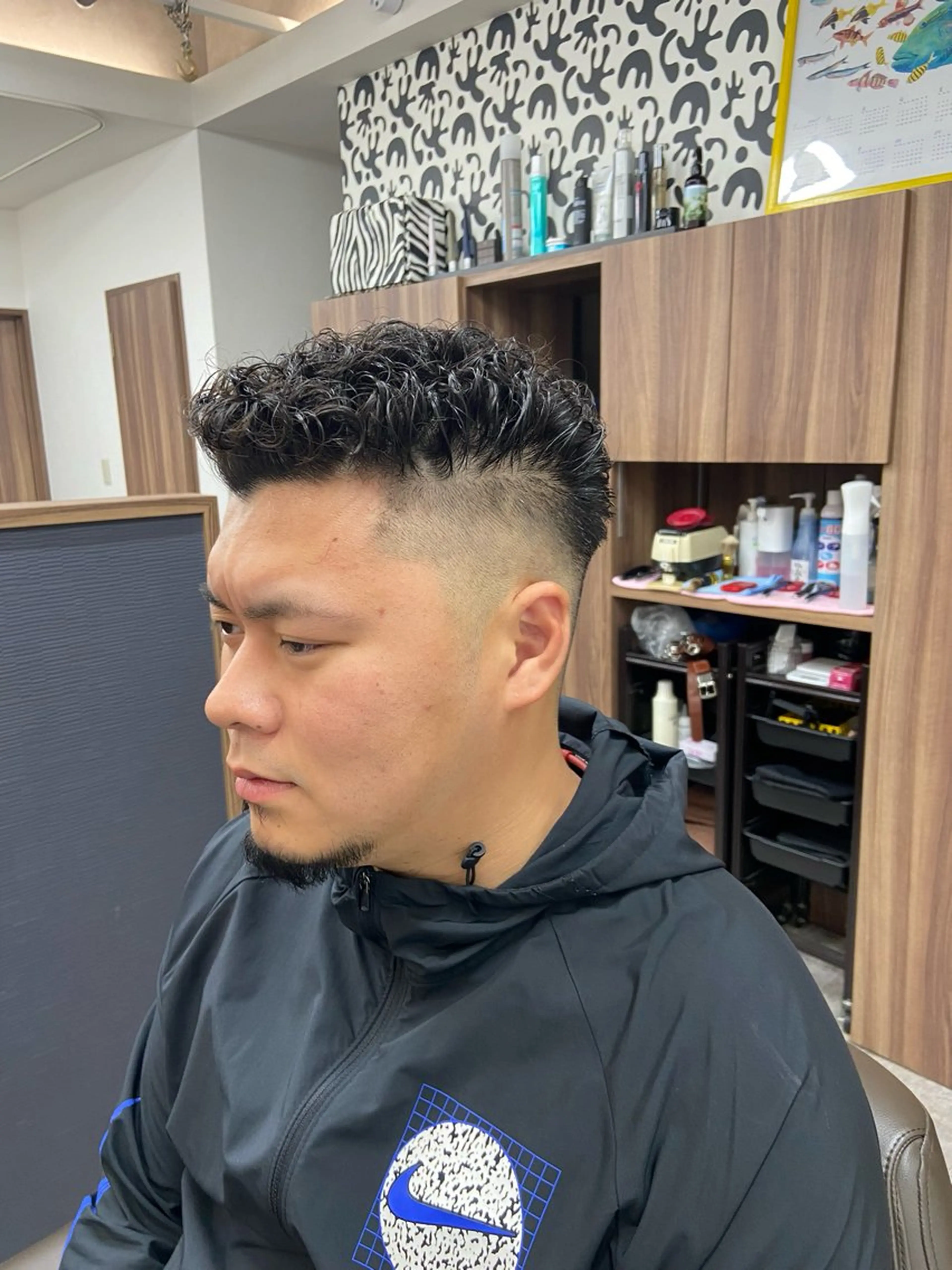 ショート パーマ BARBER SHOP 涼所属・清水 大生のヘアスタイル