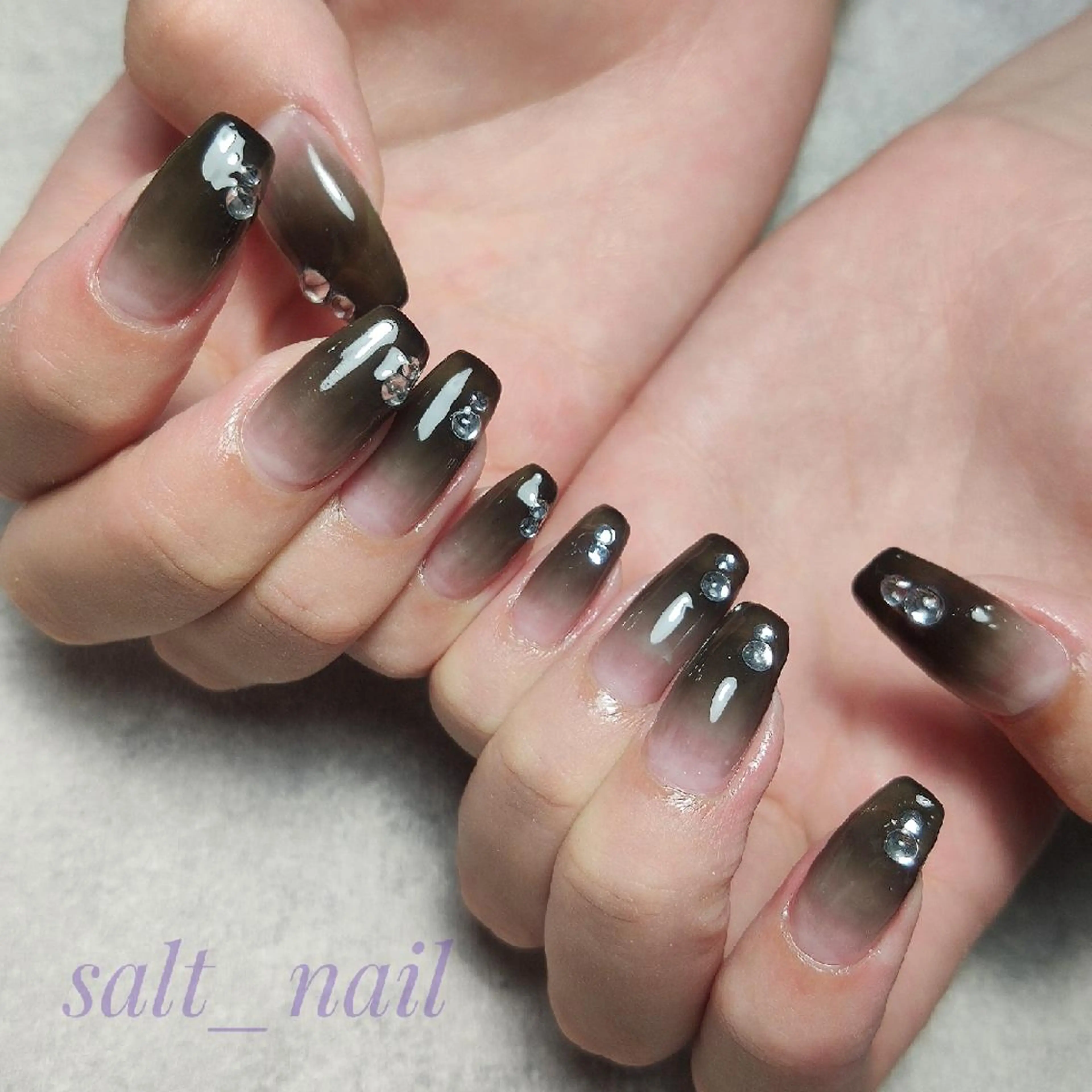 ネイル グラデーション ハンドネイル 個人サロン saltnailのネイルデザイン