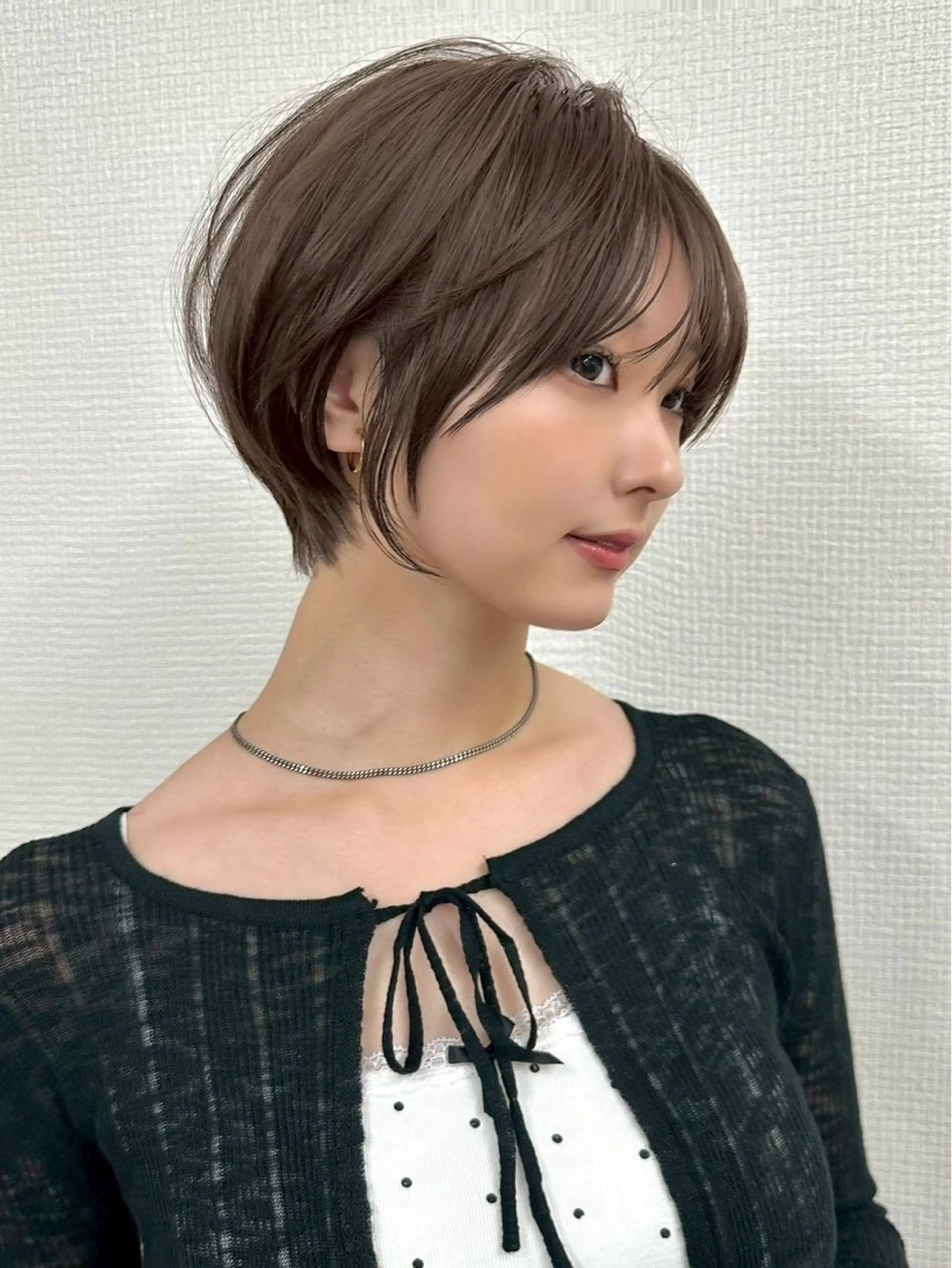 ショート 🎀 うる艶透明感 カラー / 錦糸町のヘアスタイル