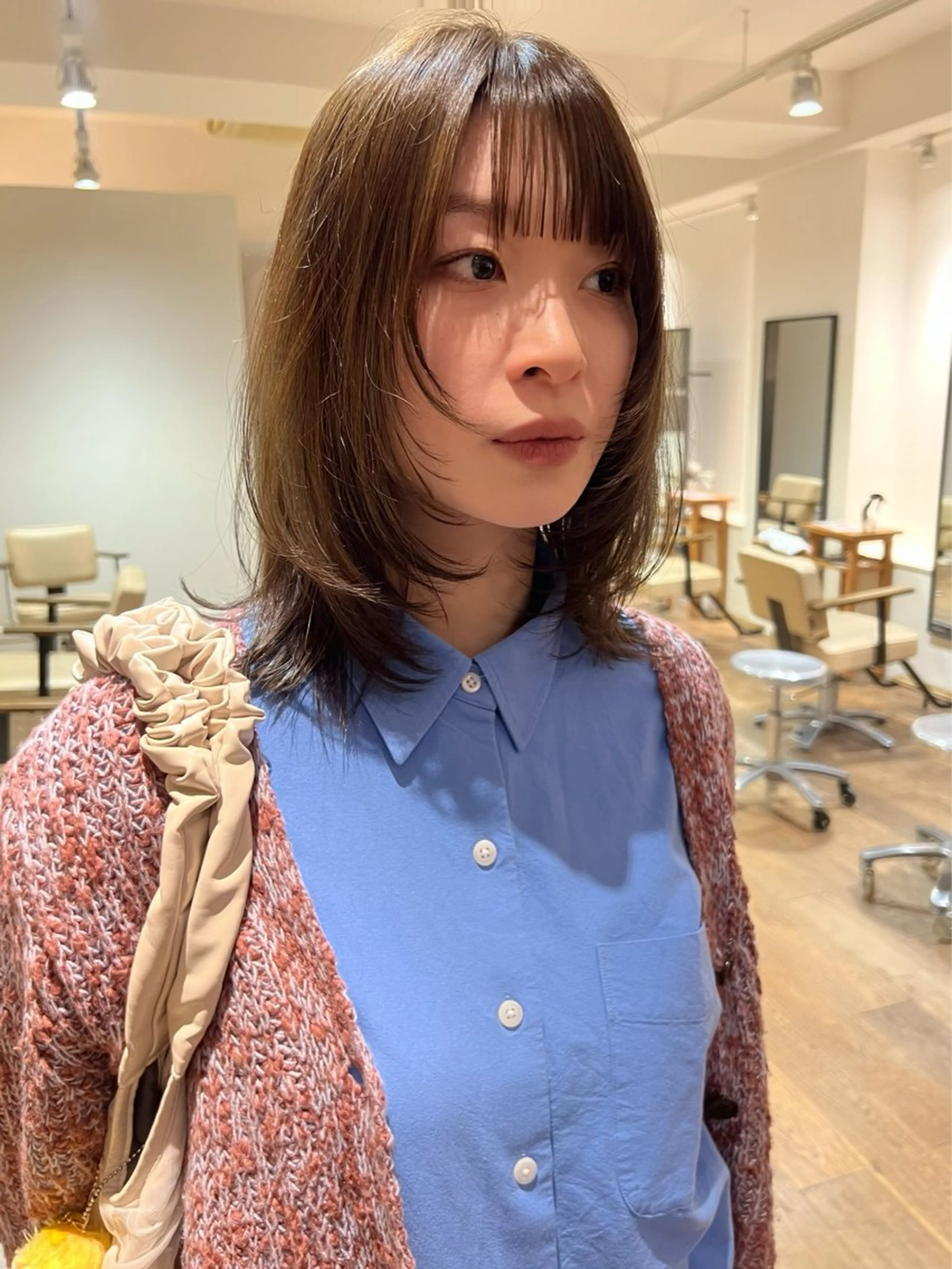 カラー KNACK/天王寺 美容室/レイヤーのヘアスタイル