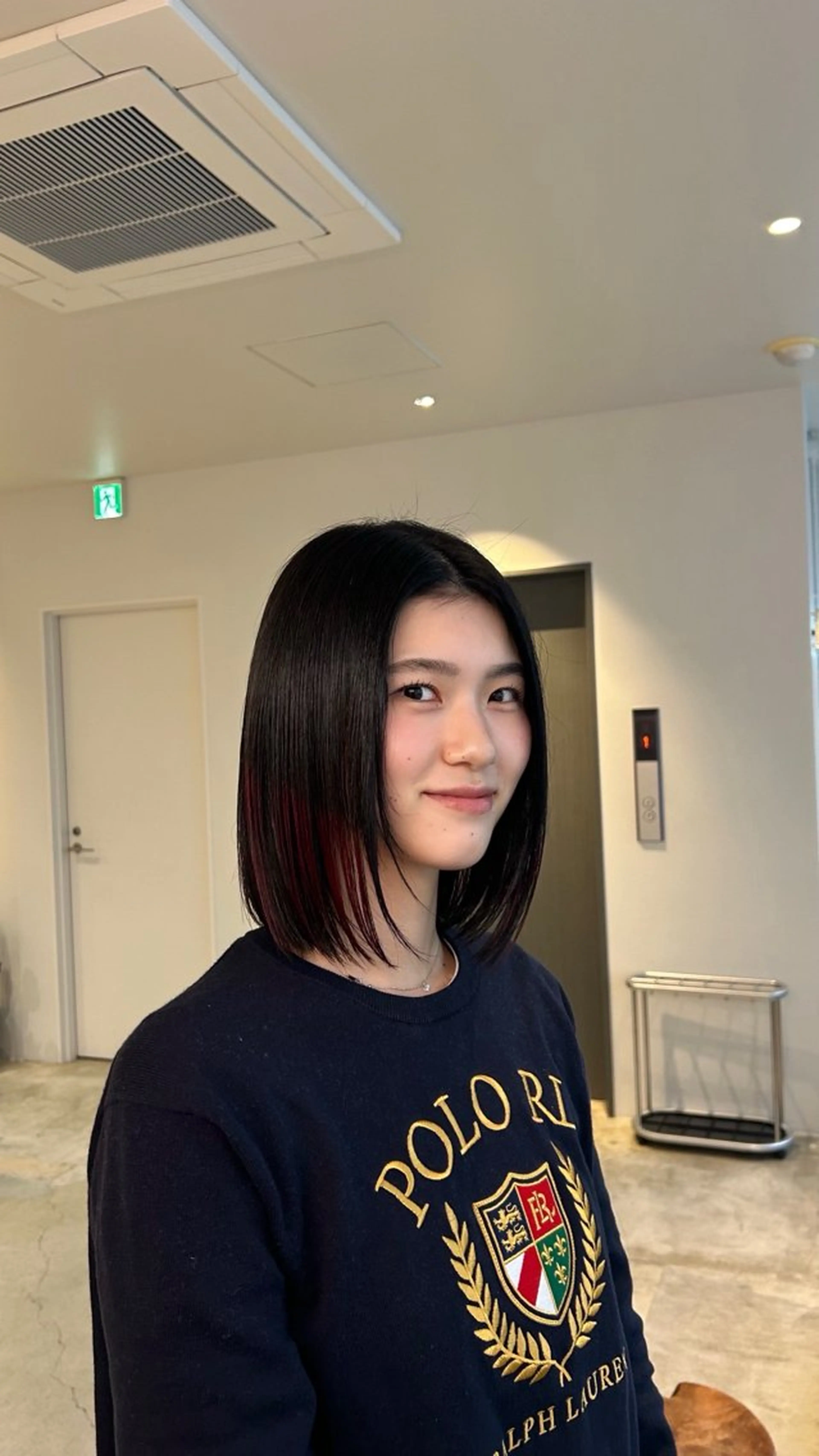 ショート 切りっぱなしボブ ボブ ヒグチ マユのヘアスタイル