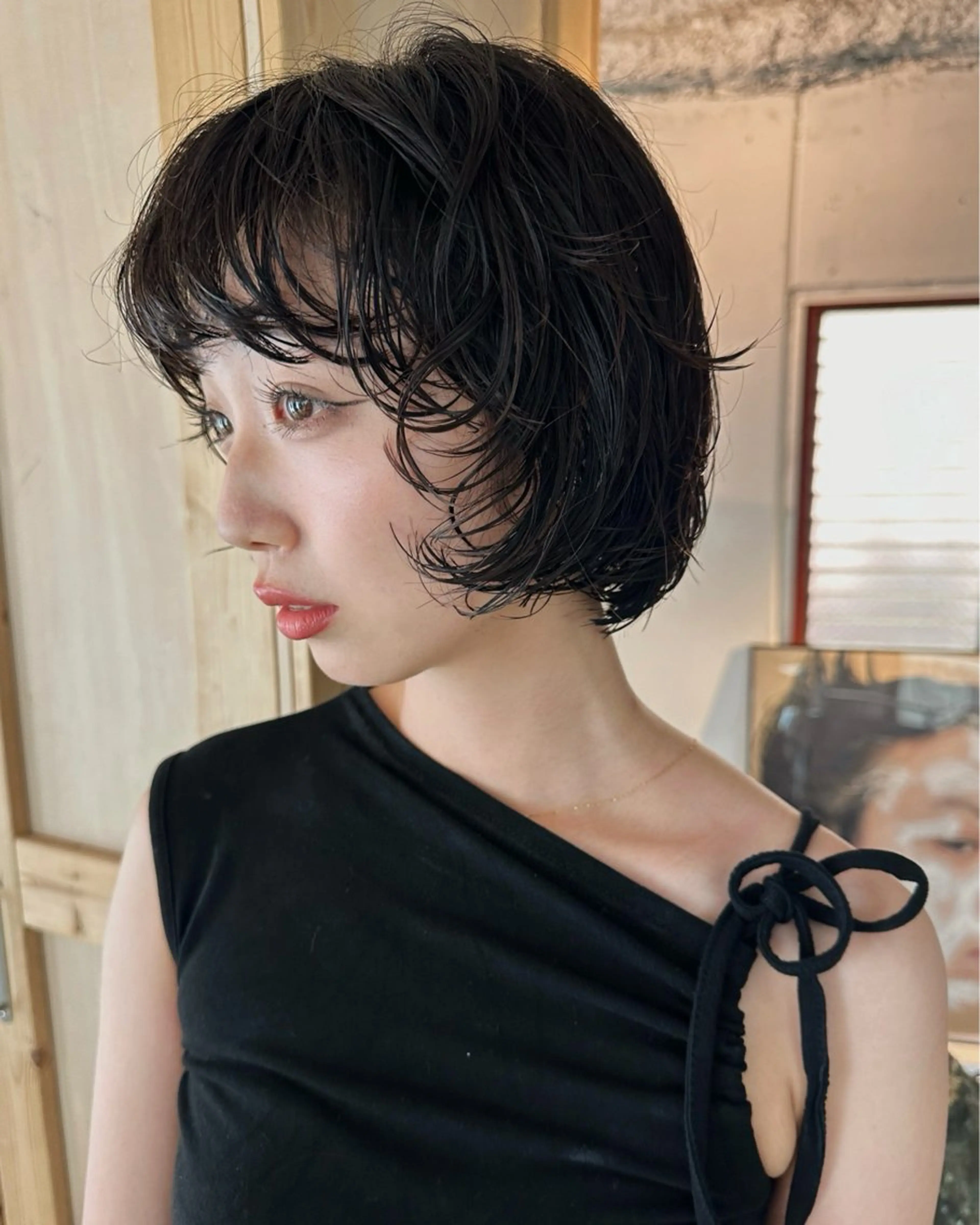 ショート パーマ レイヤー/パーマ /ウルフ/nabeのヘアスタイル