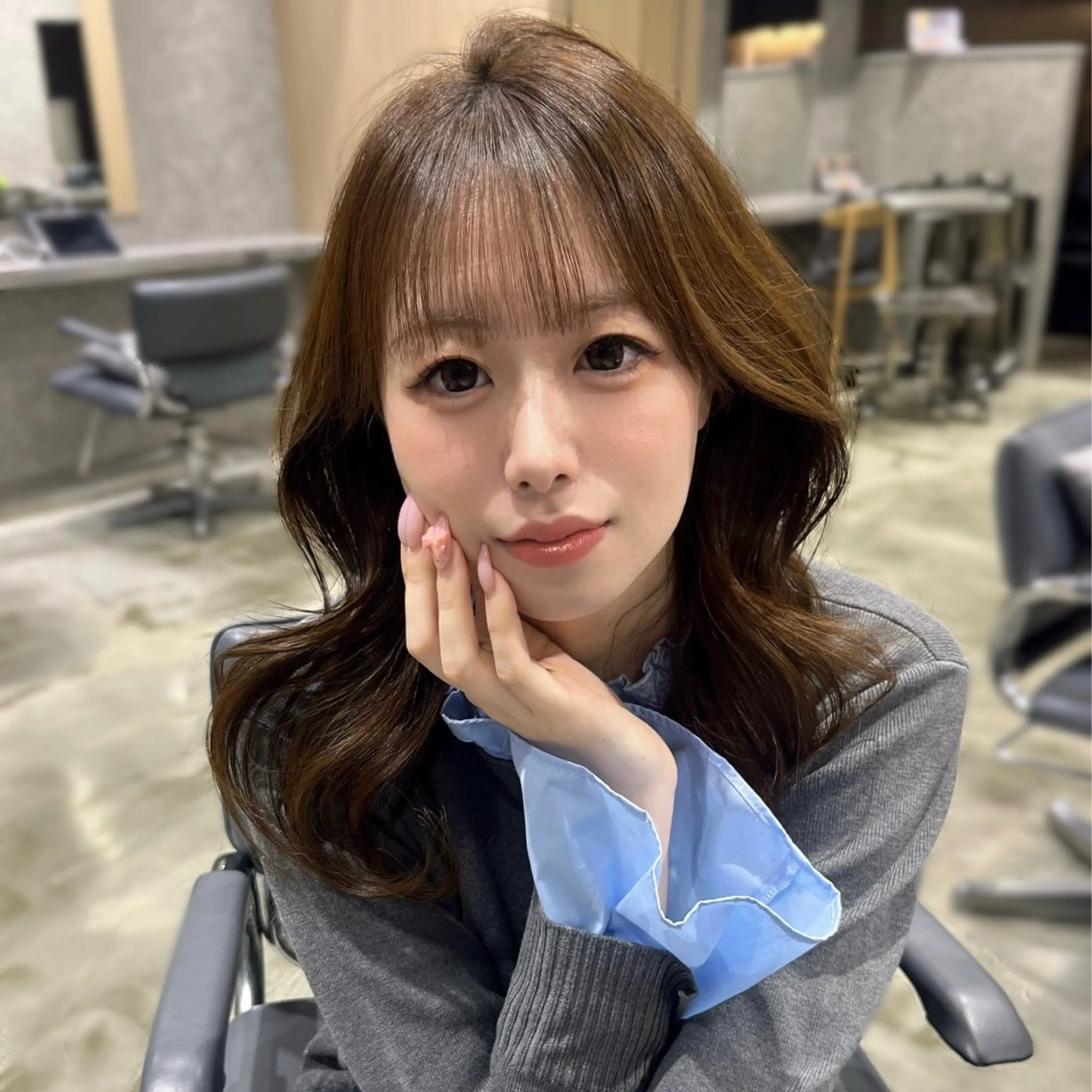 ロング カラー ワンホンヘア ヘアカラー 新宿⋆✦ Maoのヘアスタイル