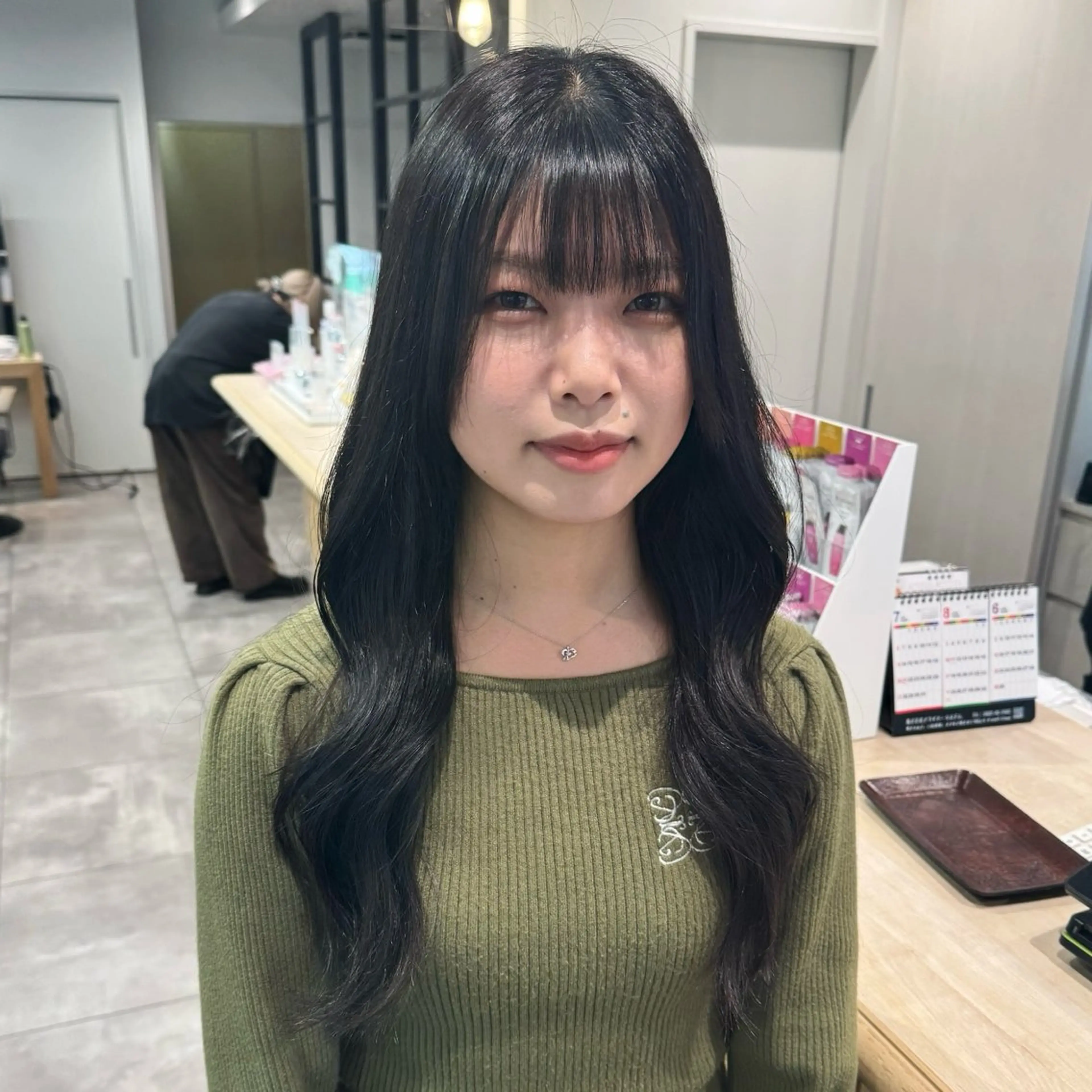 カラー 韓国ヘア AINA🐱のヘアスタイル