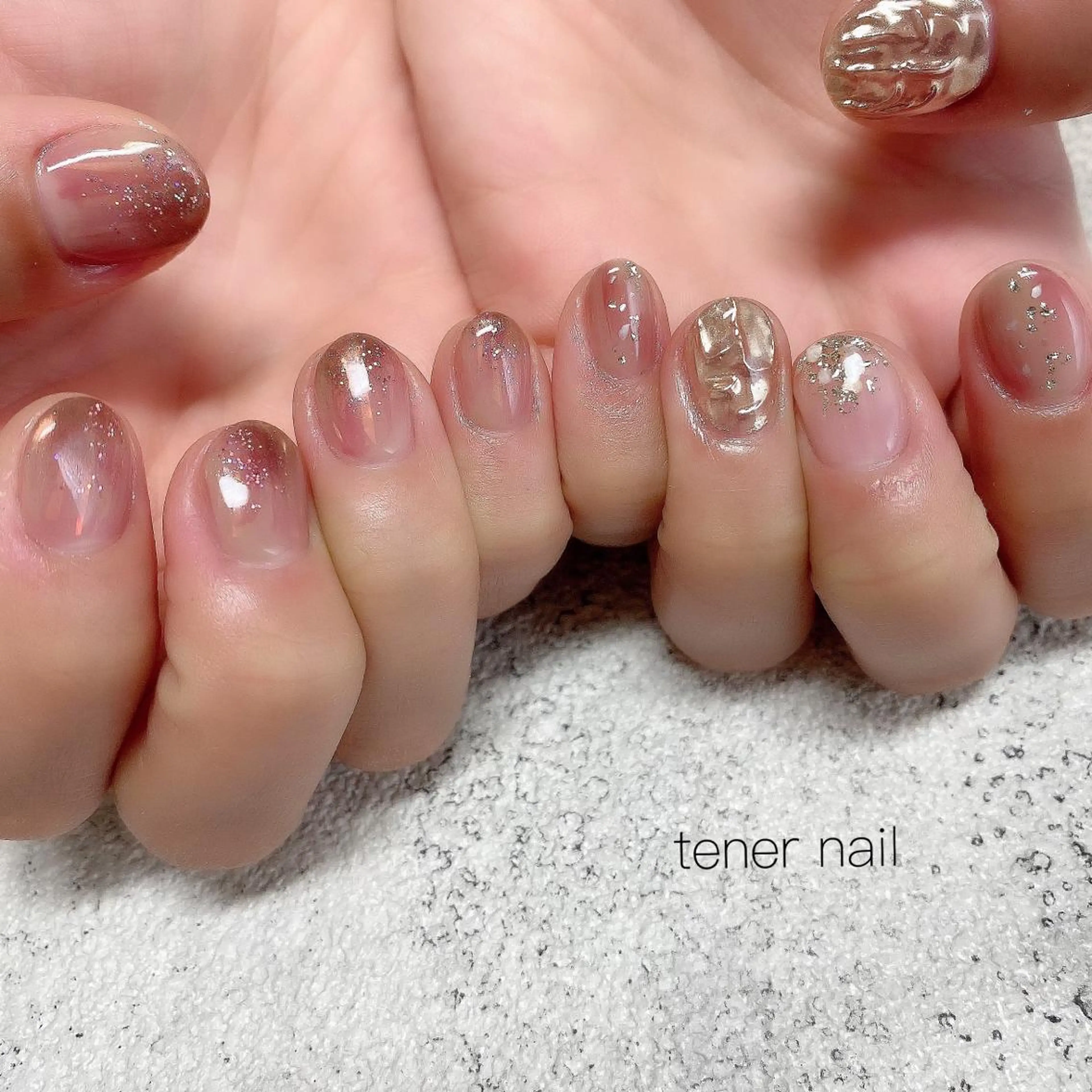 ネイル ニュアンスネイル テネルネイル tener nailのネイルデザイン