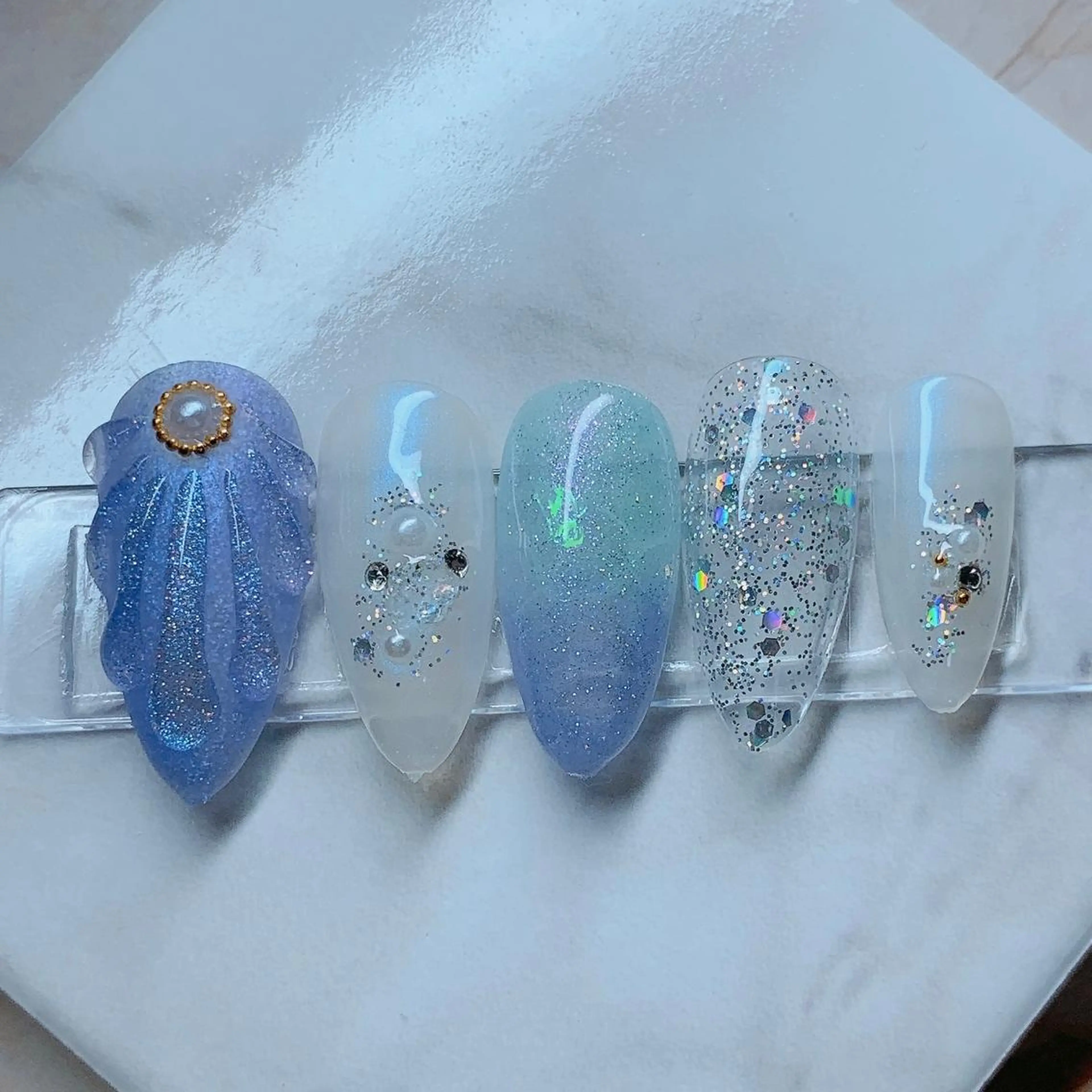 ネイル 夏ネイル ハンドネイル LovelyDays ゆいのネイルデザイン