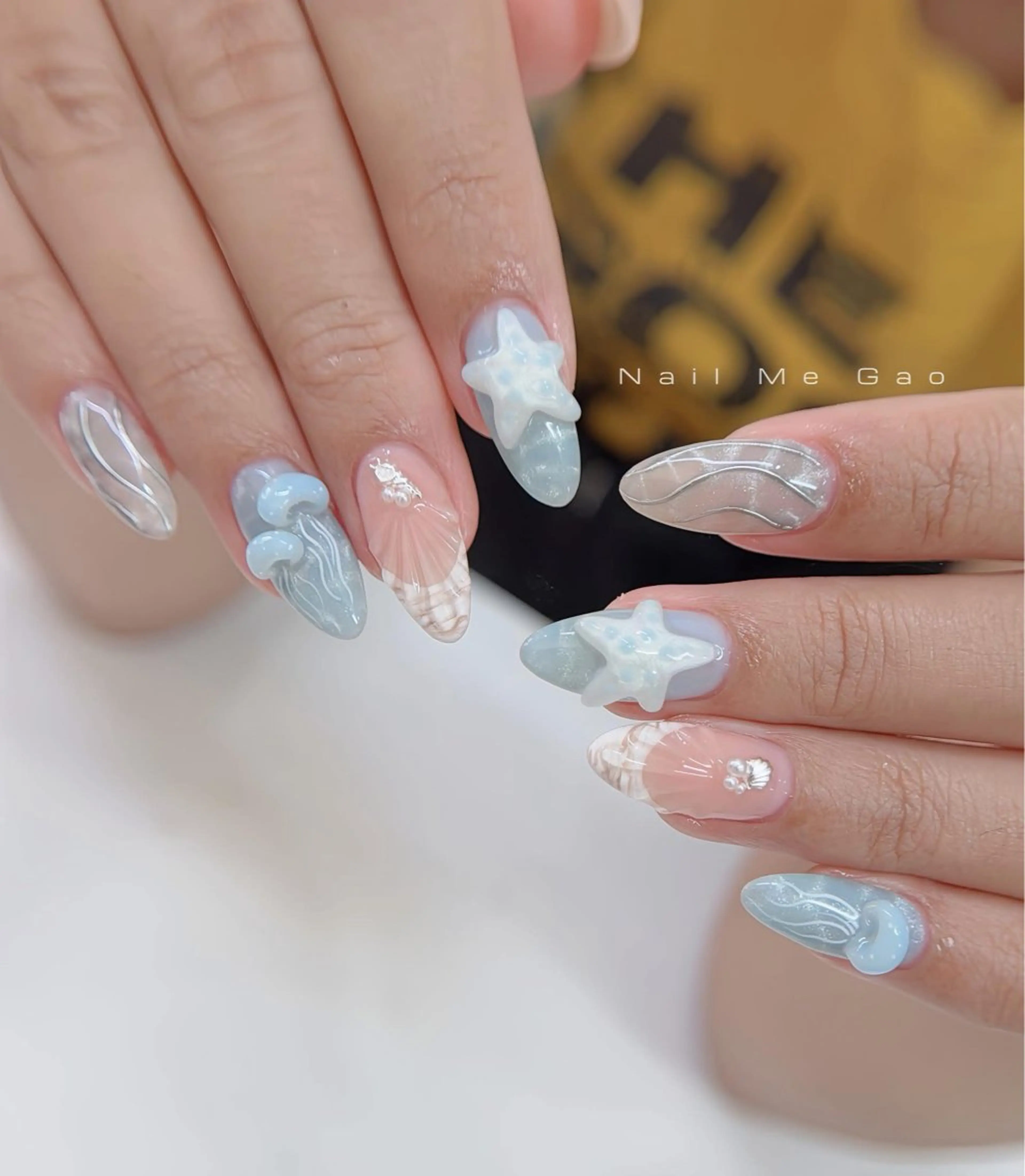 ネイル チークネイル フットネイル フレンチネイル グラデーション 韓国ネイル ハンドネイル harari ri..のネイルデザイン