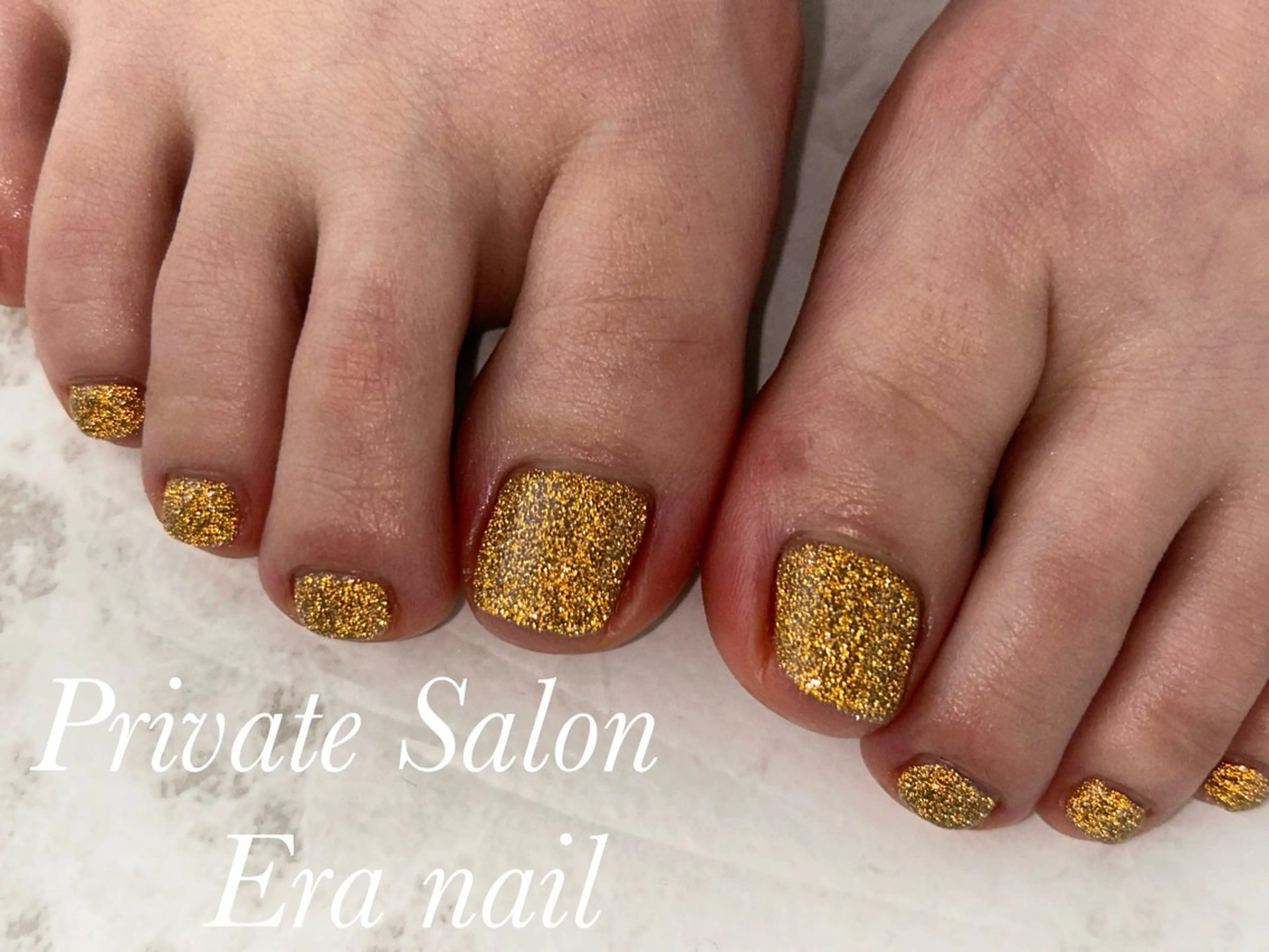 ネイル フットネイル ワンカラーネイル フットネイル Era nailのネイルデザイン