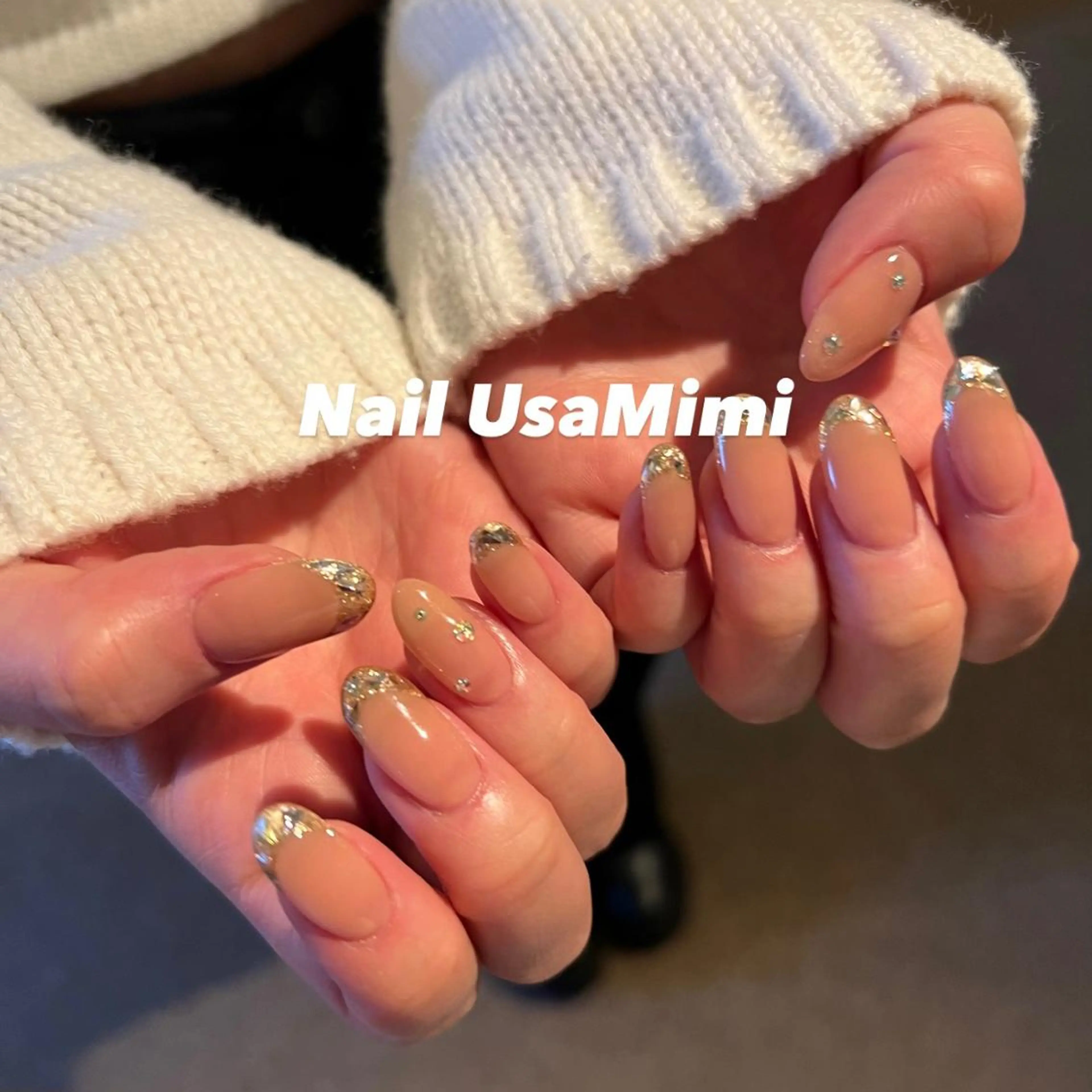 ネイル フットネイル ジェルネイル マグネットネイル 持ち込み ニュアンスネイル 本町ネイルNail UsaMimiのネイルデザイン