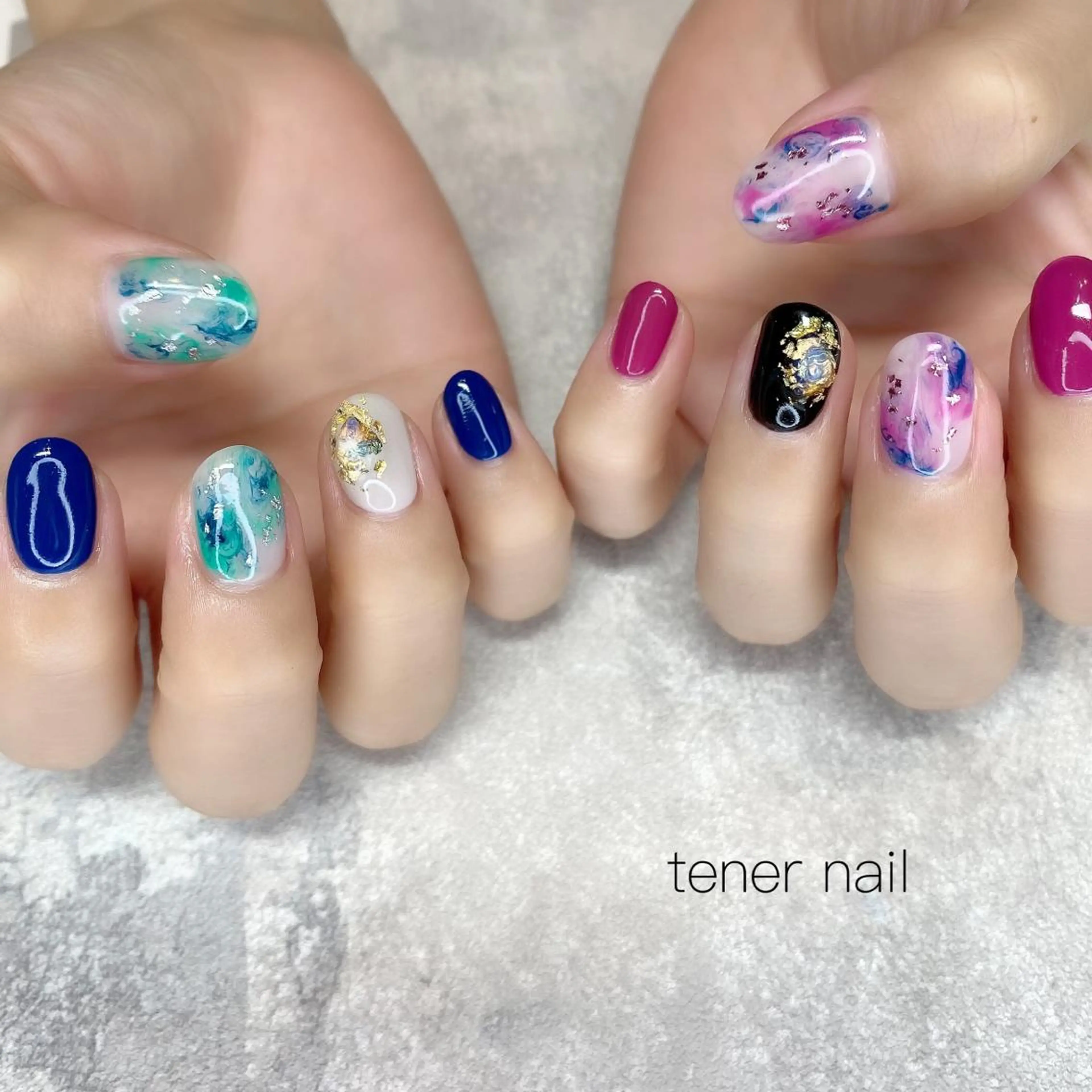 ネイル ニュアンスネイル テネルネイル tener nailのネイルデザイン