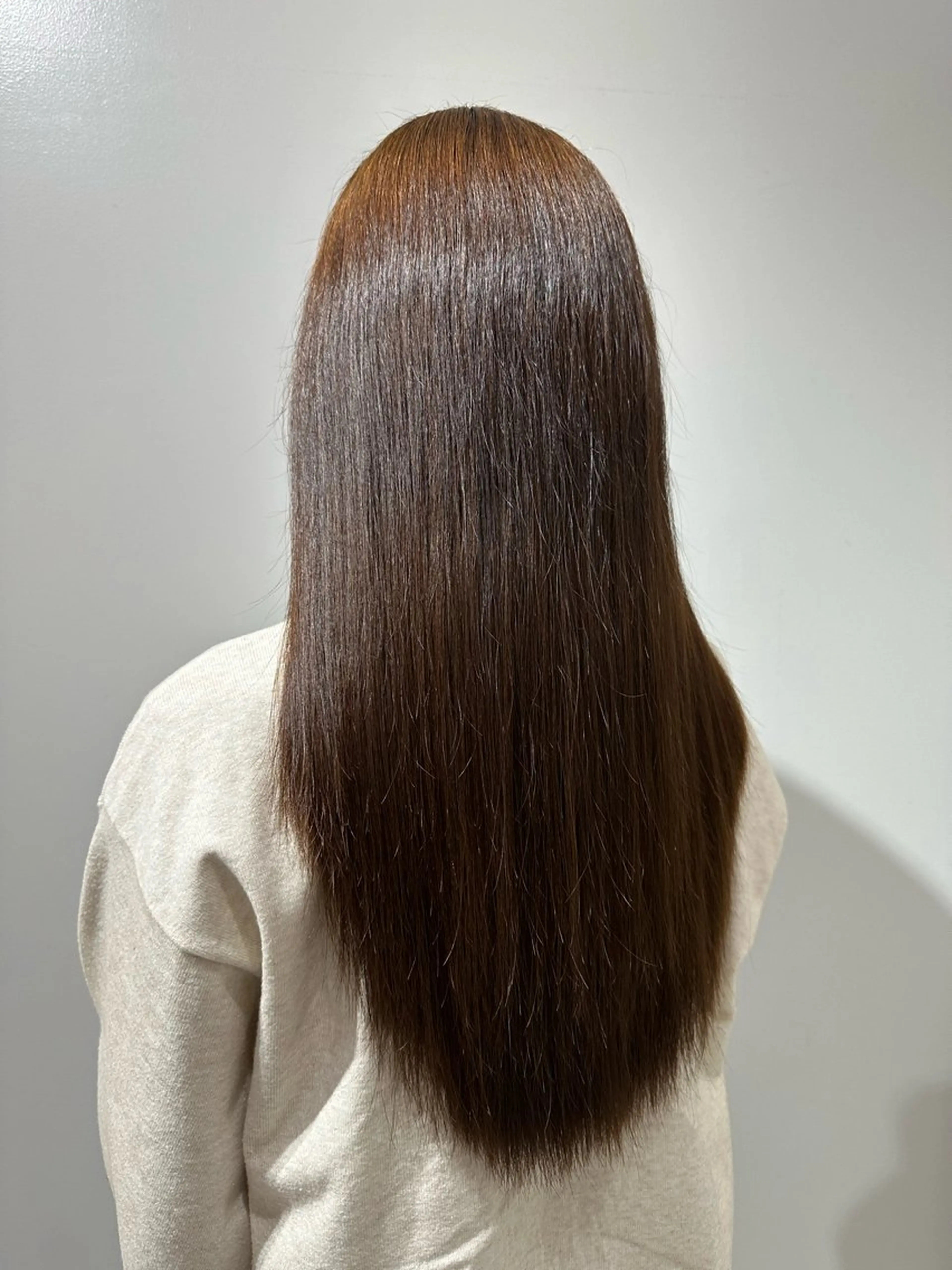 ロング 縮毛矯正 酸性ストレート/艶髪 /縮毛/sara❄️のヘアスタイル