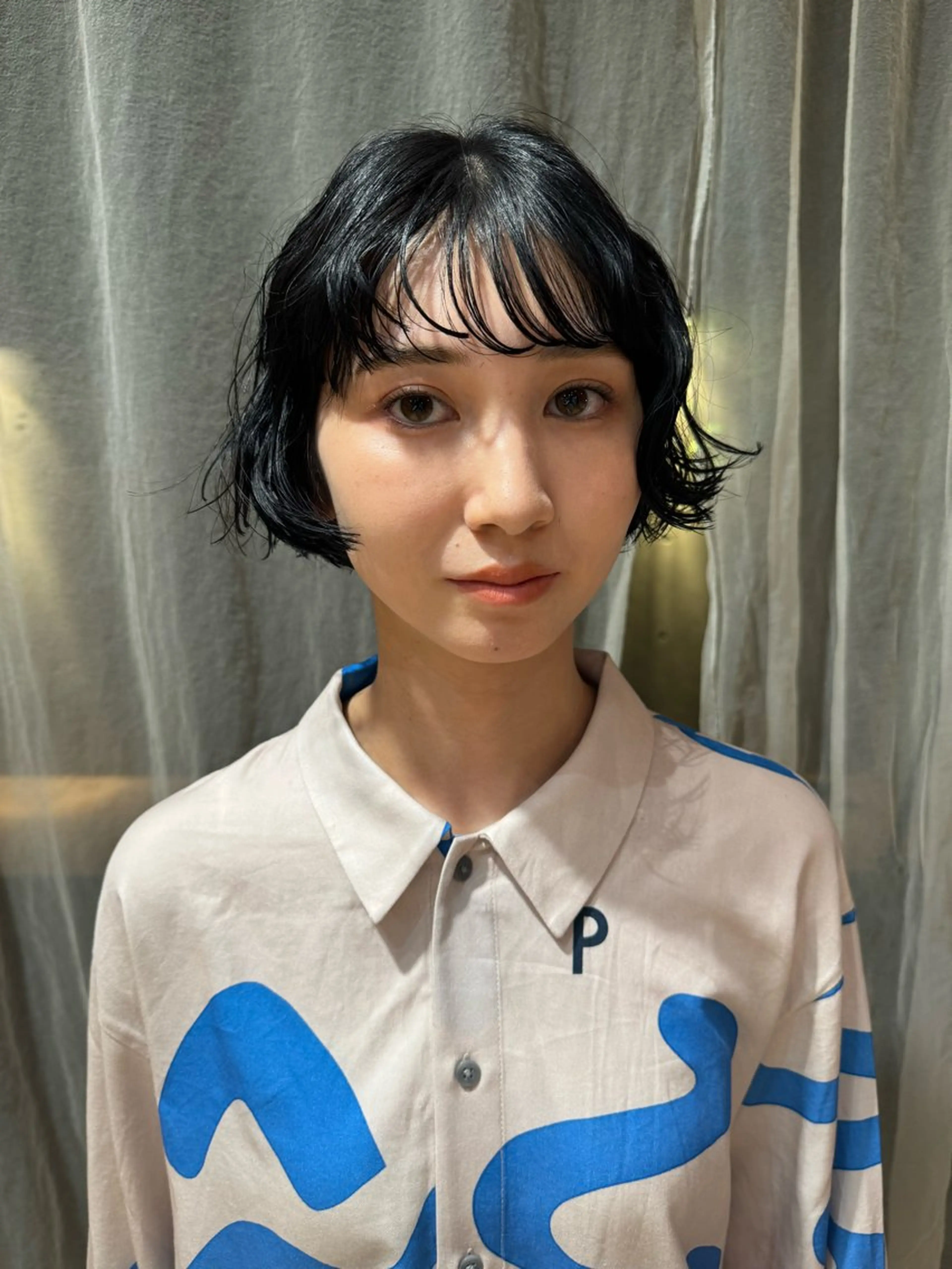 ショート パーマ カット パーマ トリートメント ボブ/ショート 吉田竣のヘアスタイル