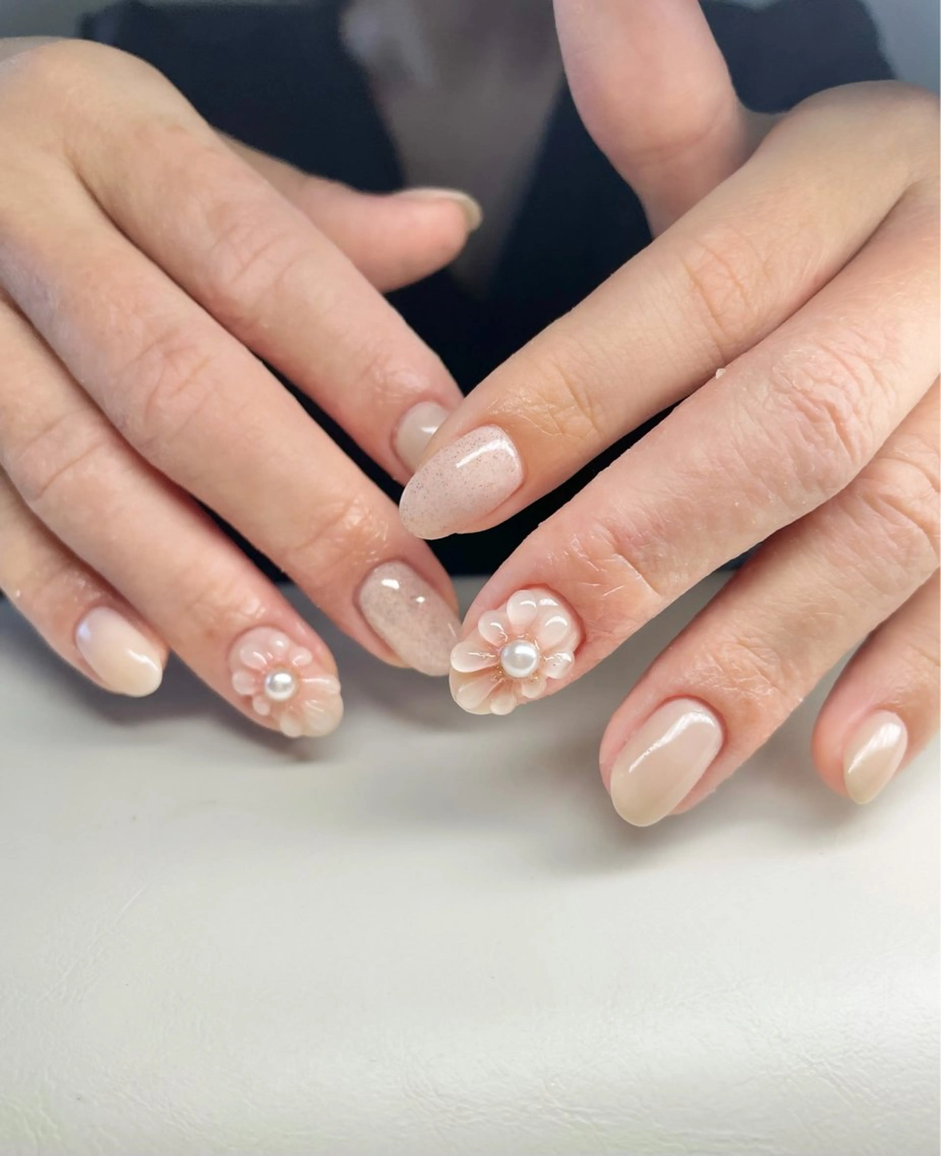 ネイル 持ち込み ハンドネイル Rena-ju キャサディのネイルデザイン