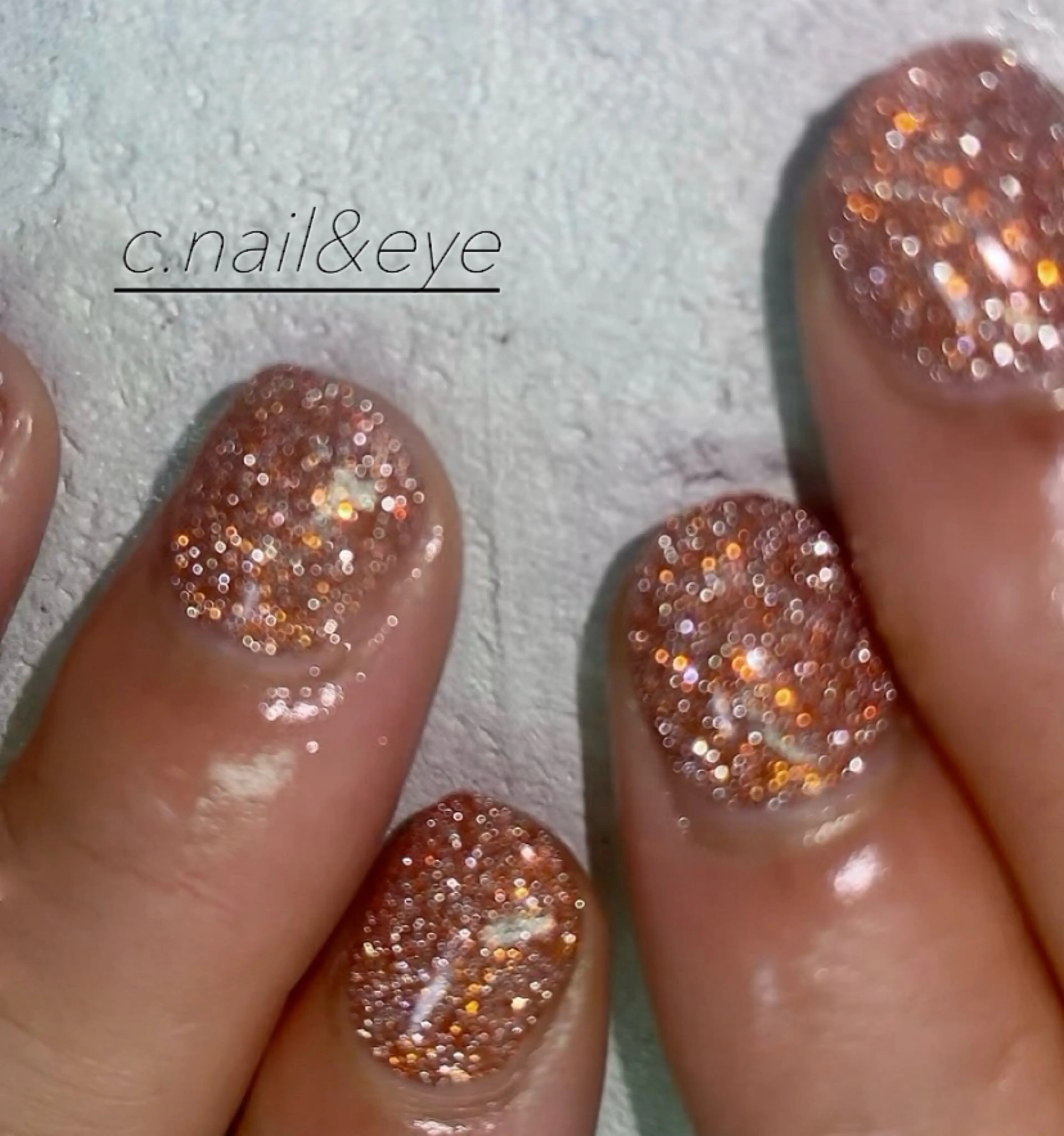 ネイル 長さ出し フットネイル フレンチネイル 氷ネイル・うるうるネイル マグネットネイル C.Nail &Eye筑紫駅のネイルデザイン